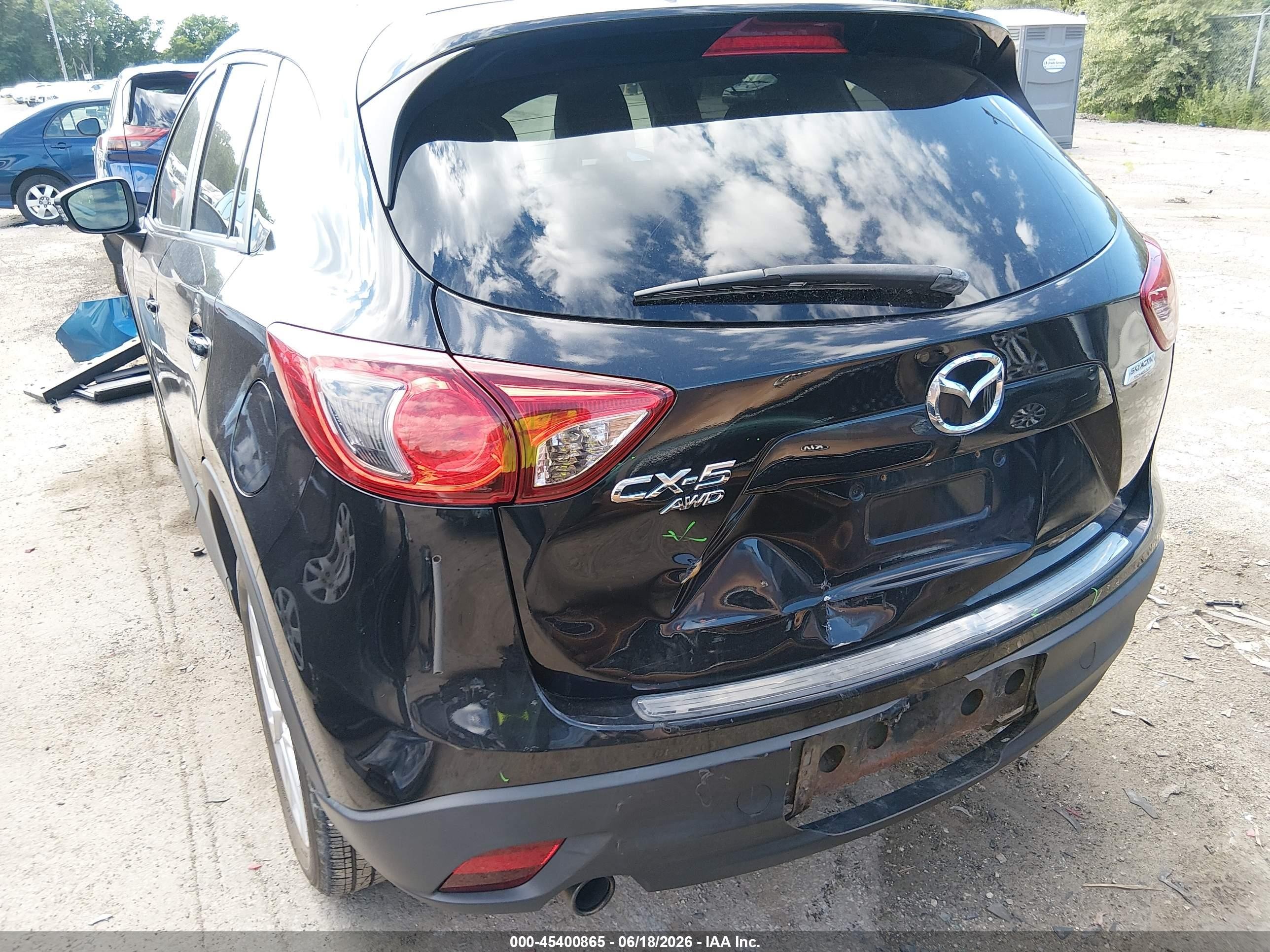 2013 Mazda Cx-5 Grand Touring Black vin: JM3KE4DE8D0151043