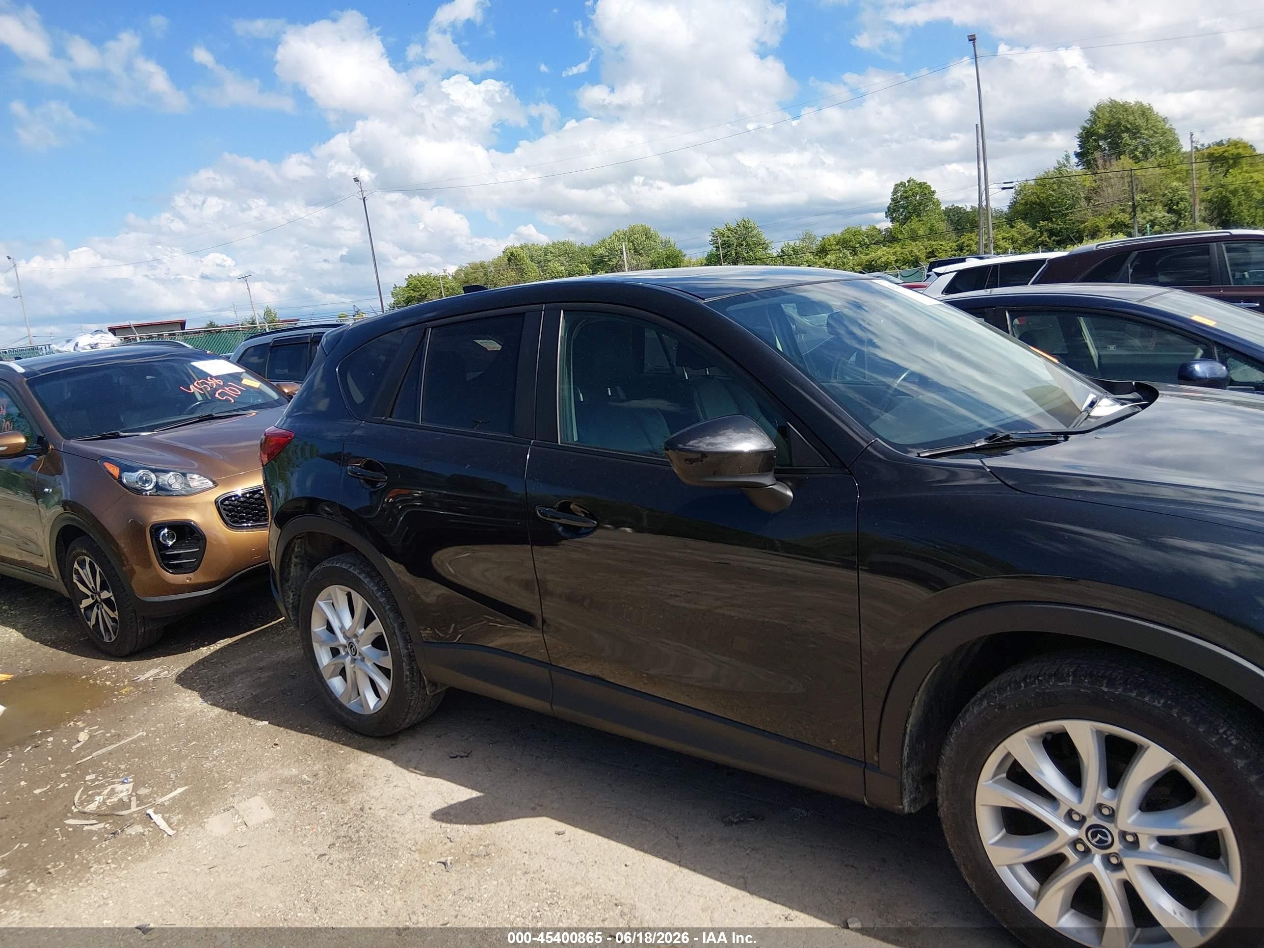 2013 Mazda Cx-5 Grand Touring Black vin: JM3KE4DE8D0151043