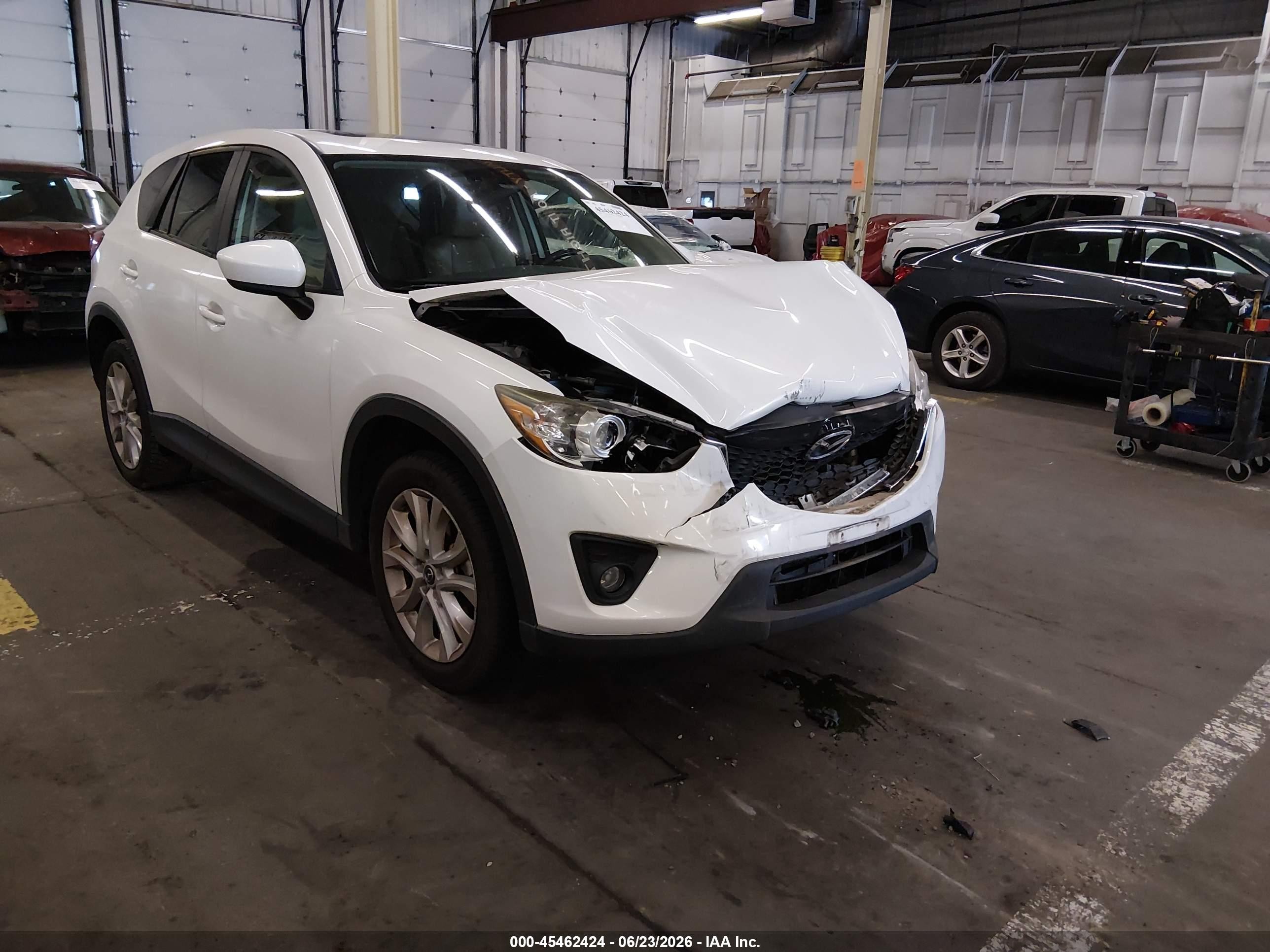 2013 Mazda Cx-5 Grand Touring White vin: JM3KE4DE8D0162530