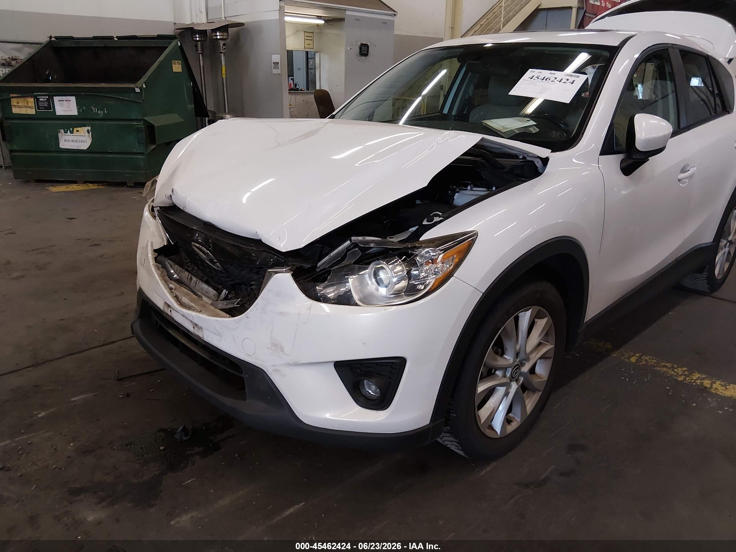 2013 Mazda Cx-5 Grand Touring Белый vin: JM3KE4DE8D0162530