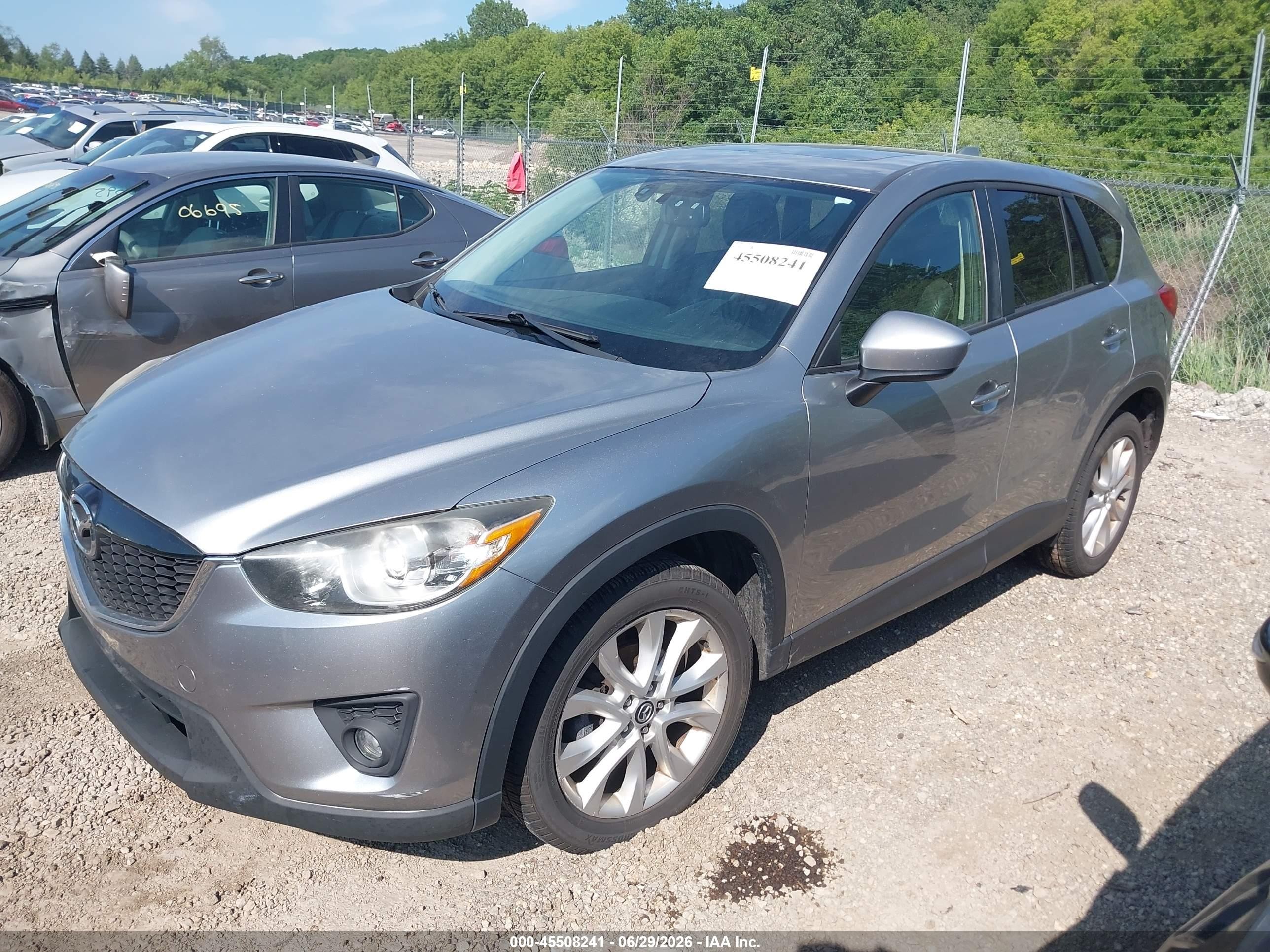 2013 Mazda Cx-5 Grand Touring Silver vin: JM3KE4DE9D0124630