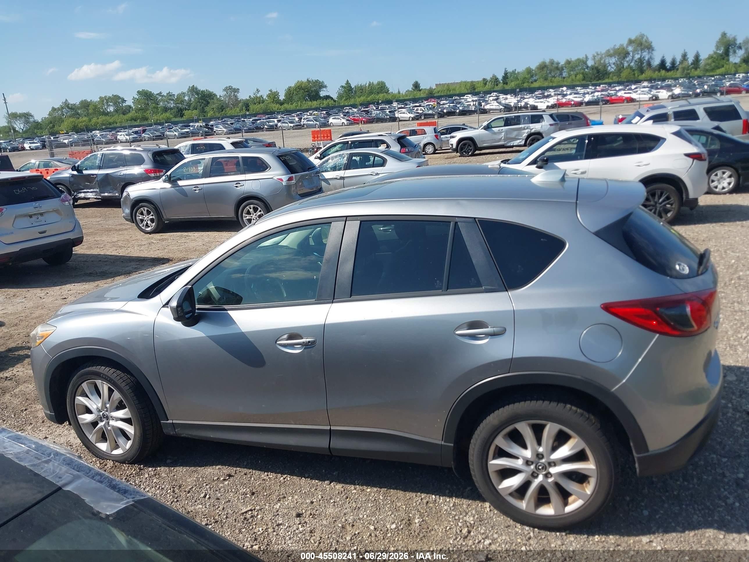 2013 Mazda Cx-5 Grand Touring Silver vin: JM3KE4DE9D0124630