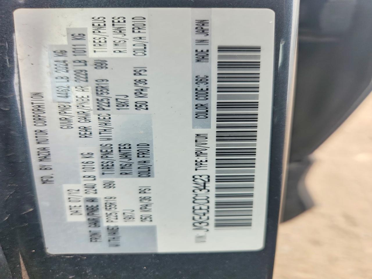 2013 Mazda Cx-5 Gt Charcoal vin: JM3KE4DEXD0134423