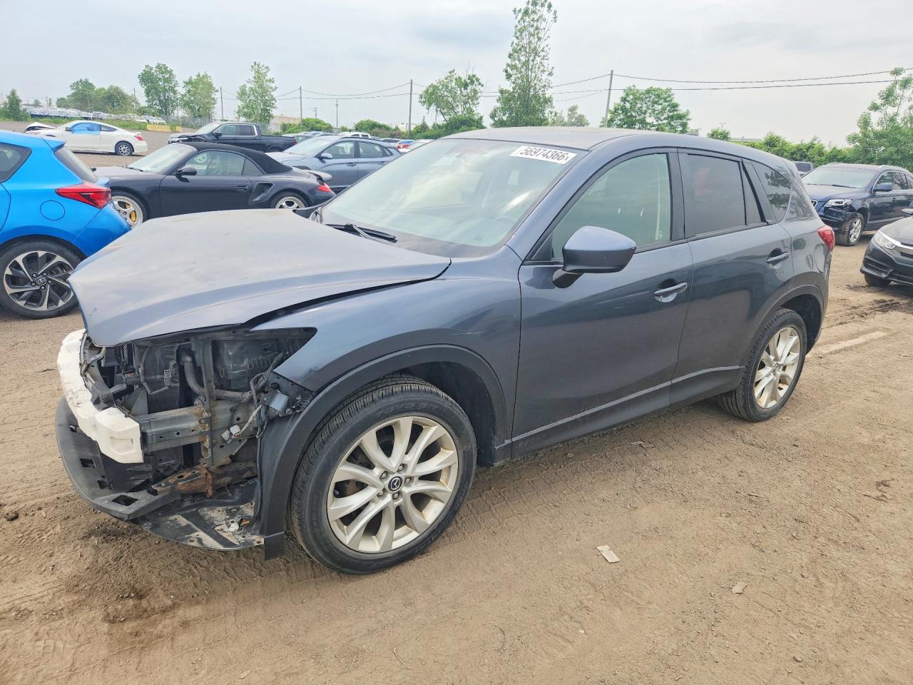 2013 Mazda Cx-5 Gt Charcoal vin: JM3KE4DEXD0134423