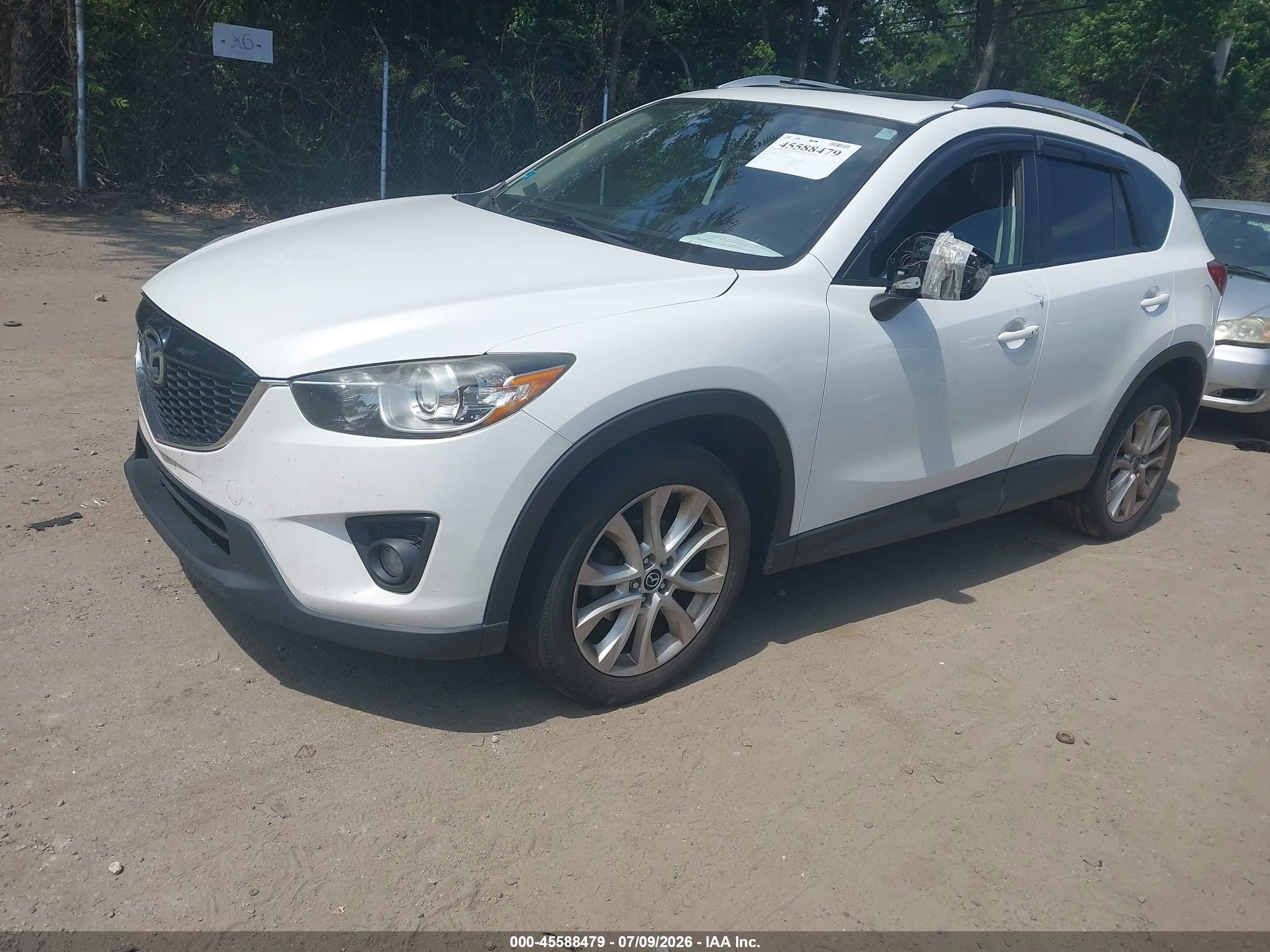 2014 Mazda Cx-5 Grand Touring White vin: JM3KE4DY0E0351331