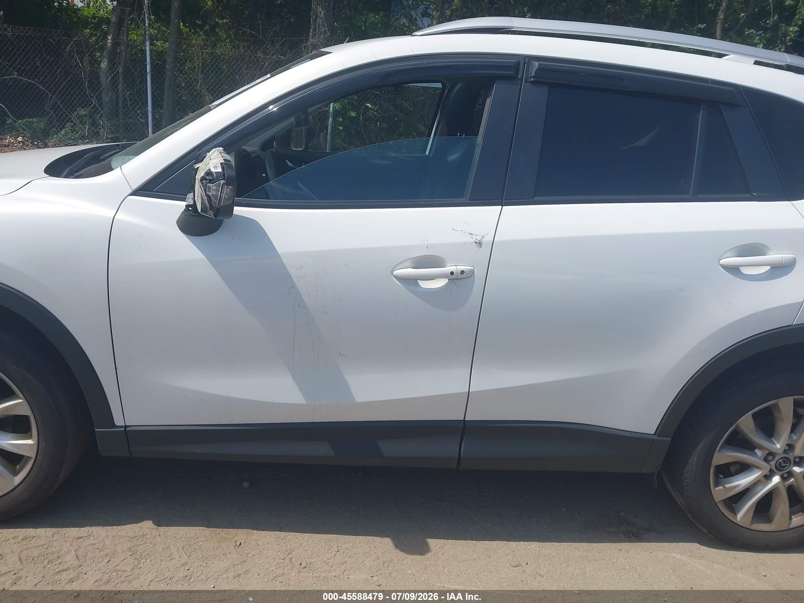 2014 Mazda Cx-5 Grand Touring White vin: JM3KE4DY0E0351331
