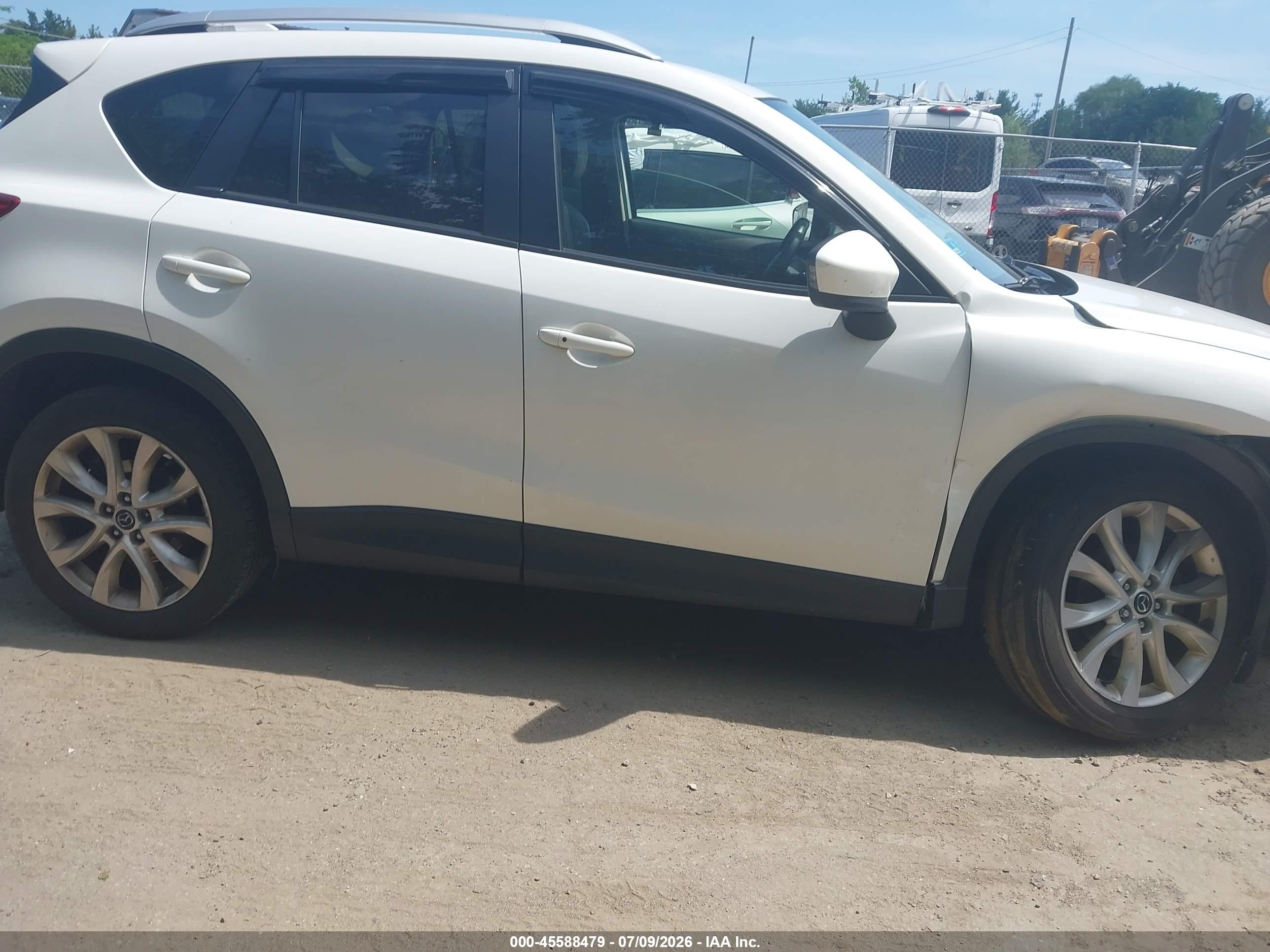 2014 Mazda Cx-5 Grand Touring White vin: JM3KE4DY0E0351331