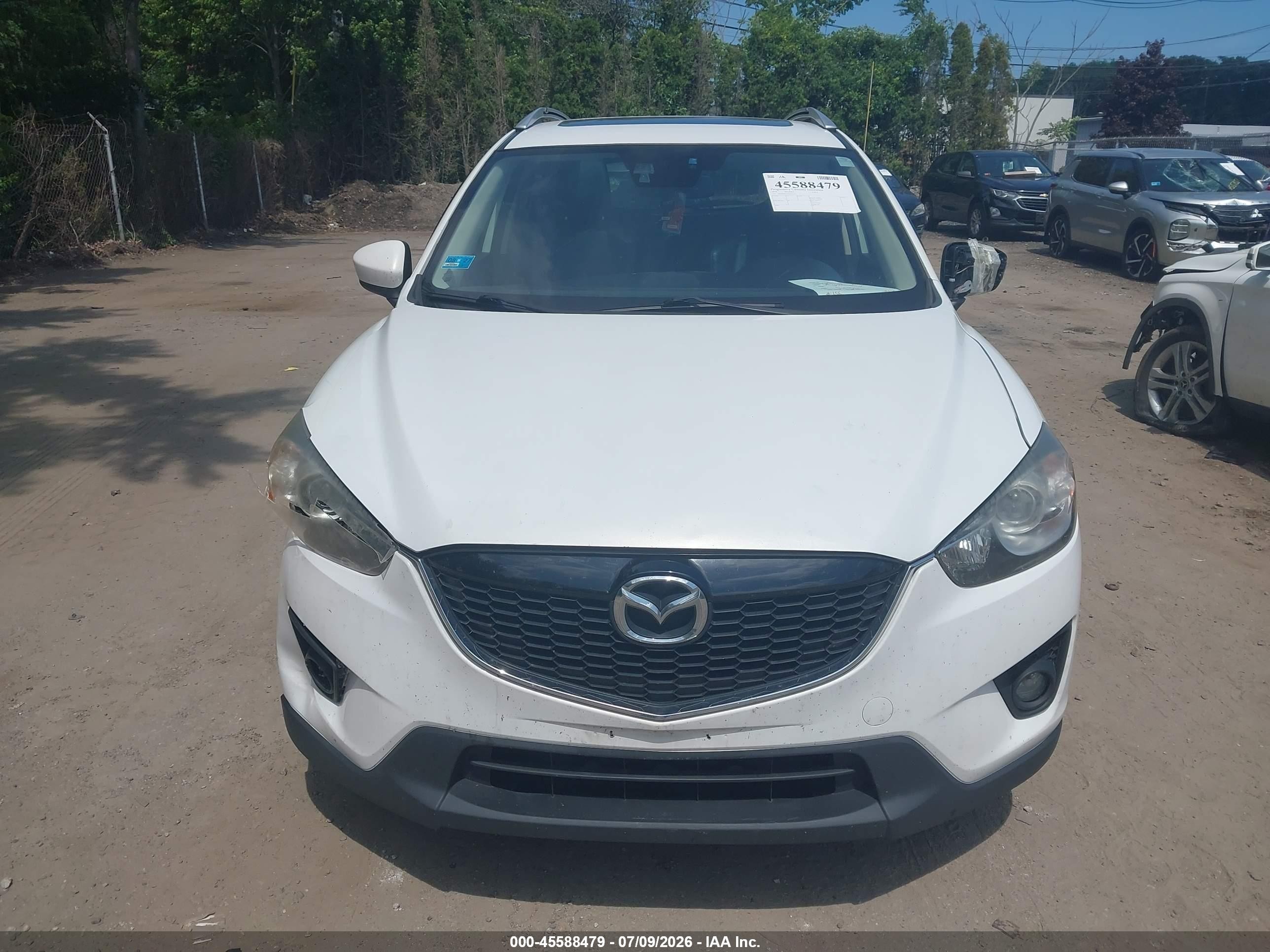2014 Mazda Cx-5 Grand Touring White vin: JM3KE4DY0E0351331