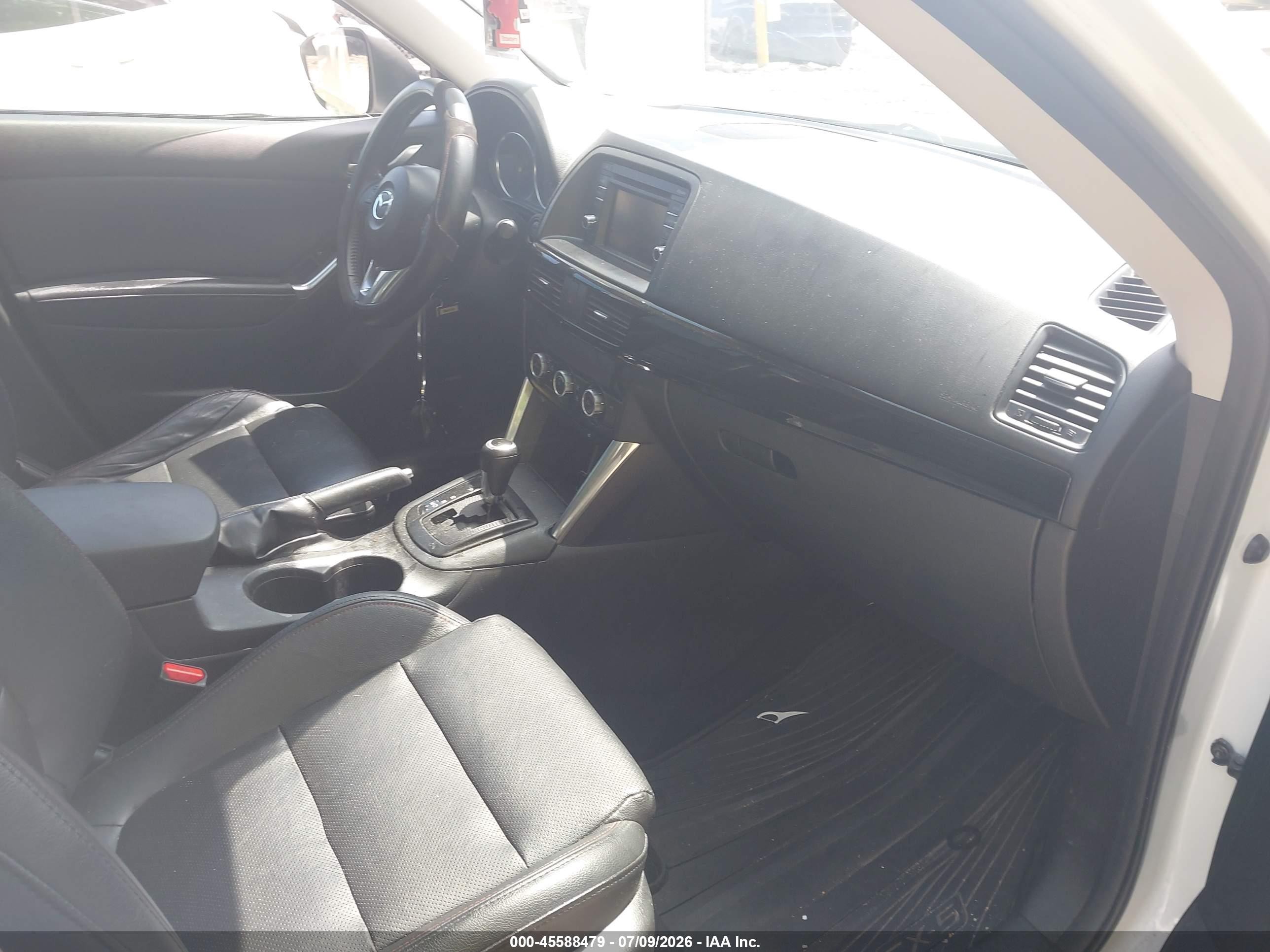 2014 Mazda Cx-5 Grand Touring White vin: JM3KE4DY0E0351331