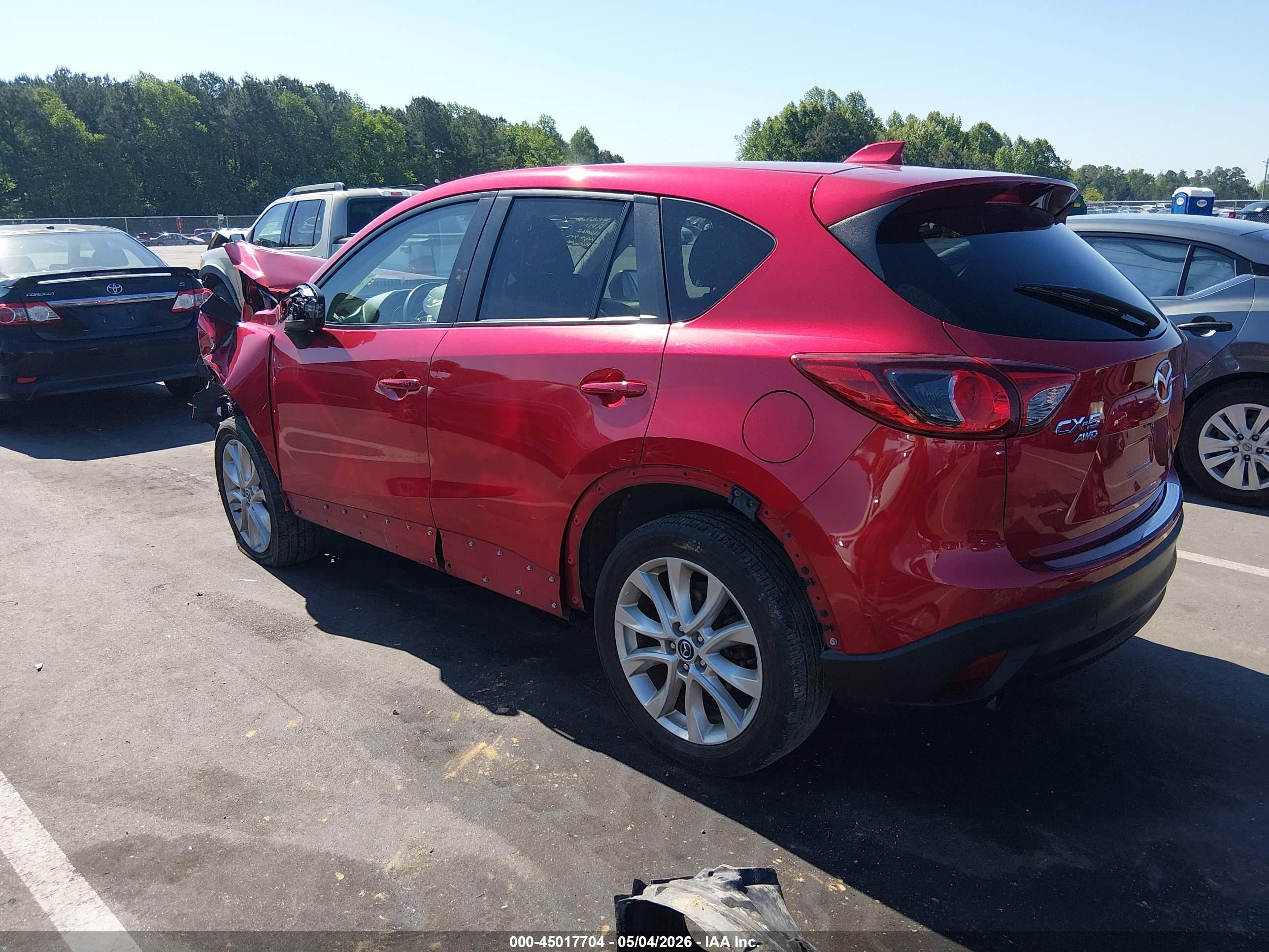 2014 Mazda Cx-5 Grand Touring Red vin: JM3KE4DY0E0358652