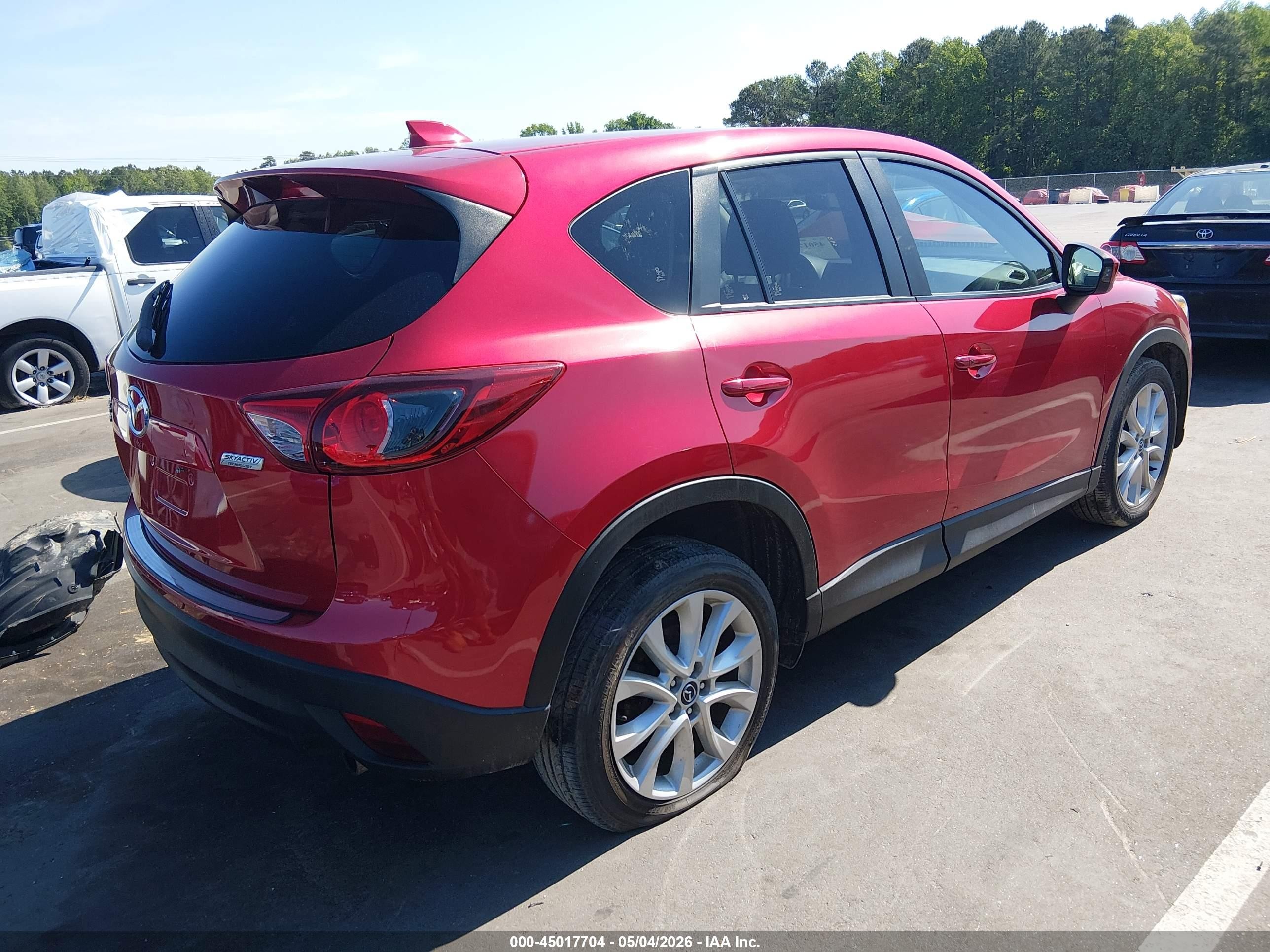 2014 Mazda Cx-5 Grand Touring Red vin: JM3KE4DY0E0358652