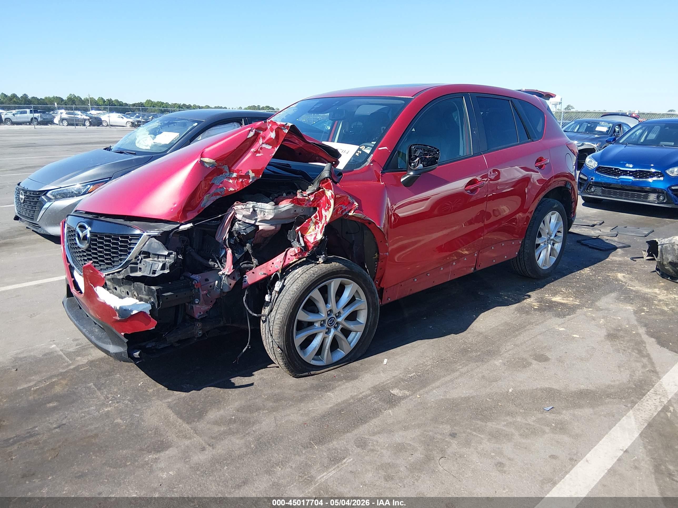 2014 Mazda Cx-5 Grand Touring Red vin: JM3KE4DY0E0358652