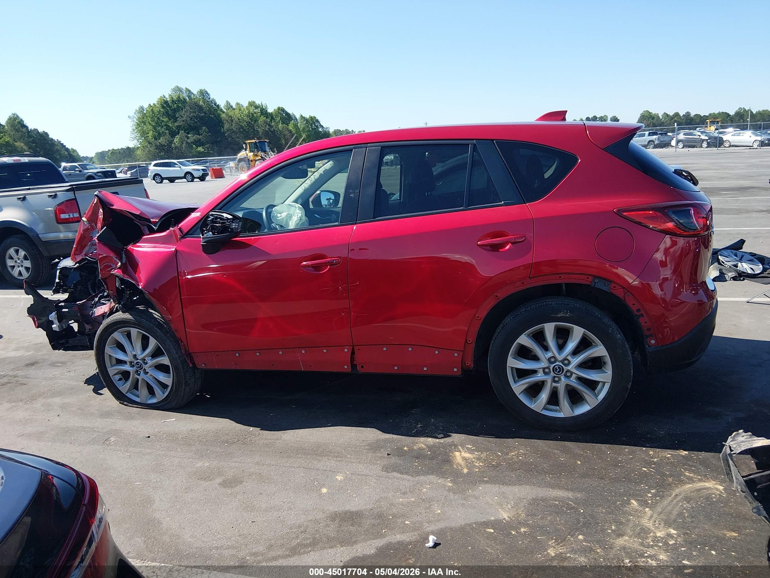 2014 Mazda Cx-5 Grand Touring Red vin: JM3KE4DY0E0358652