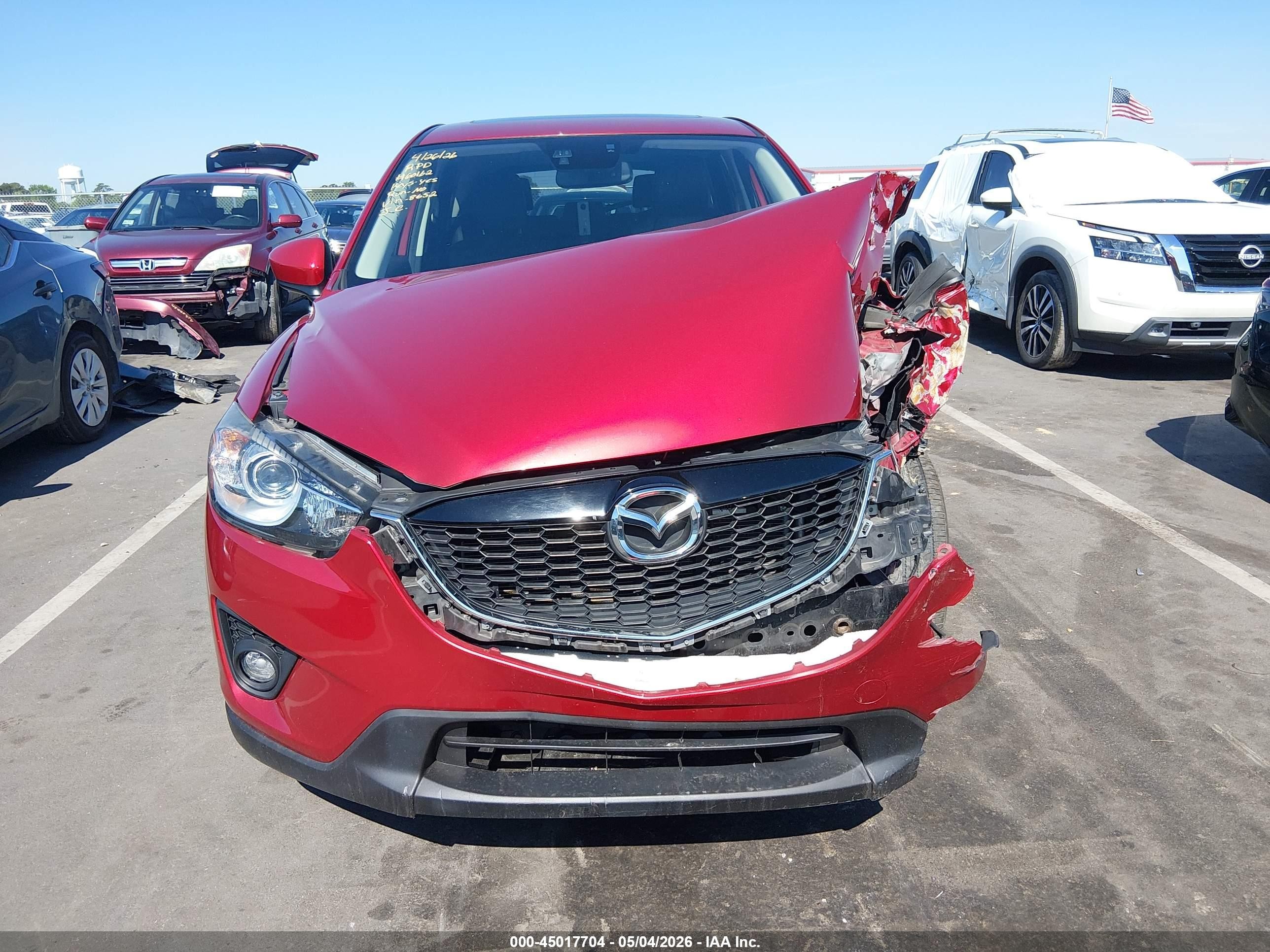 2014 Mazda Cx-5 Grand Touring Red vin: JM3KE4DY0E0358652