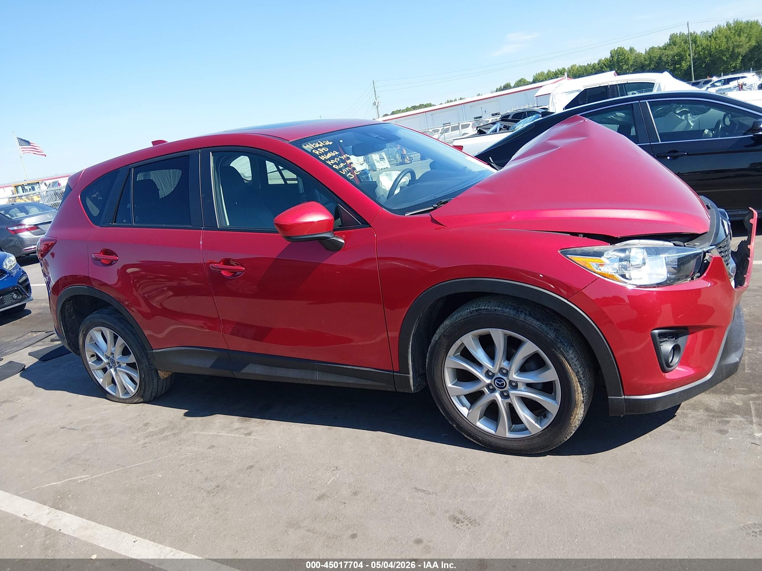 2014 Mazda Cx-5 Grand Touring Red vin: JM3KE4DY0E0358652