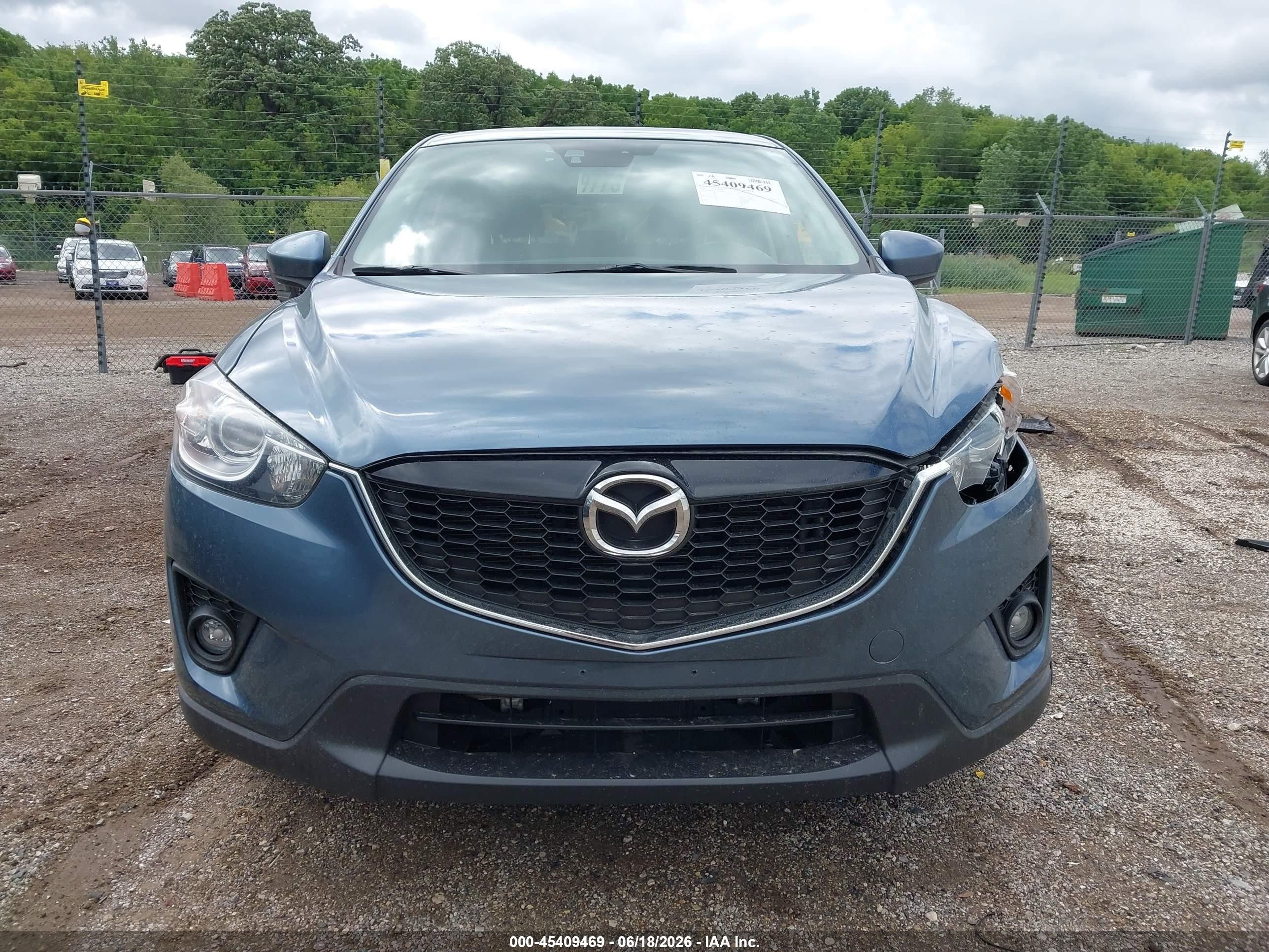2014 Mazda Cx-5 Grand Touring Blue vin: JM3KE4DY0E0399685