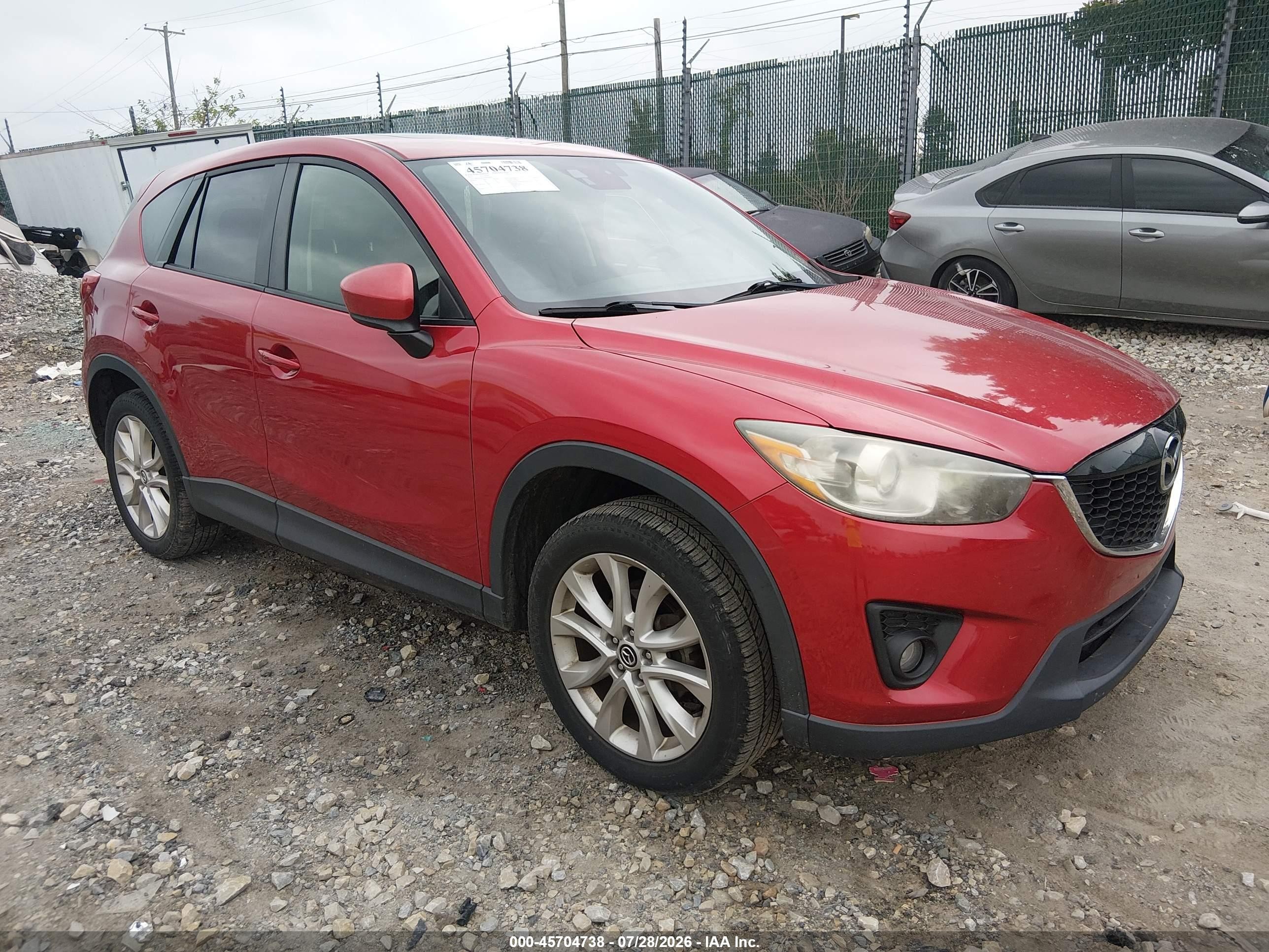 2015 Mazda Cx-5 Grand Touring Red vin: JM3KE4DY0F0459269