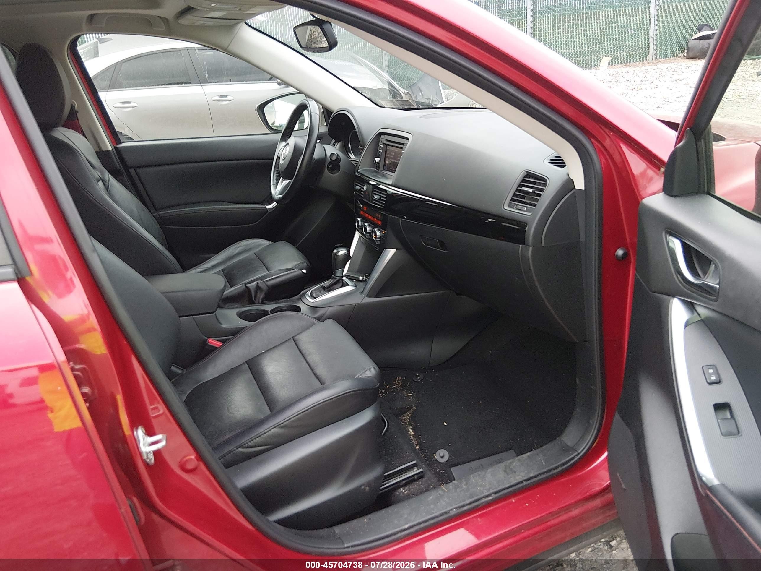 2015 Mazda Cx-5 Grand Touring Red vin: JM3KE4DY0F0459269