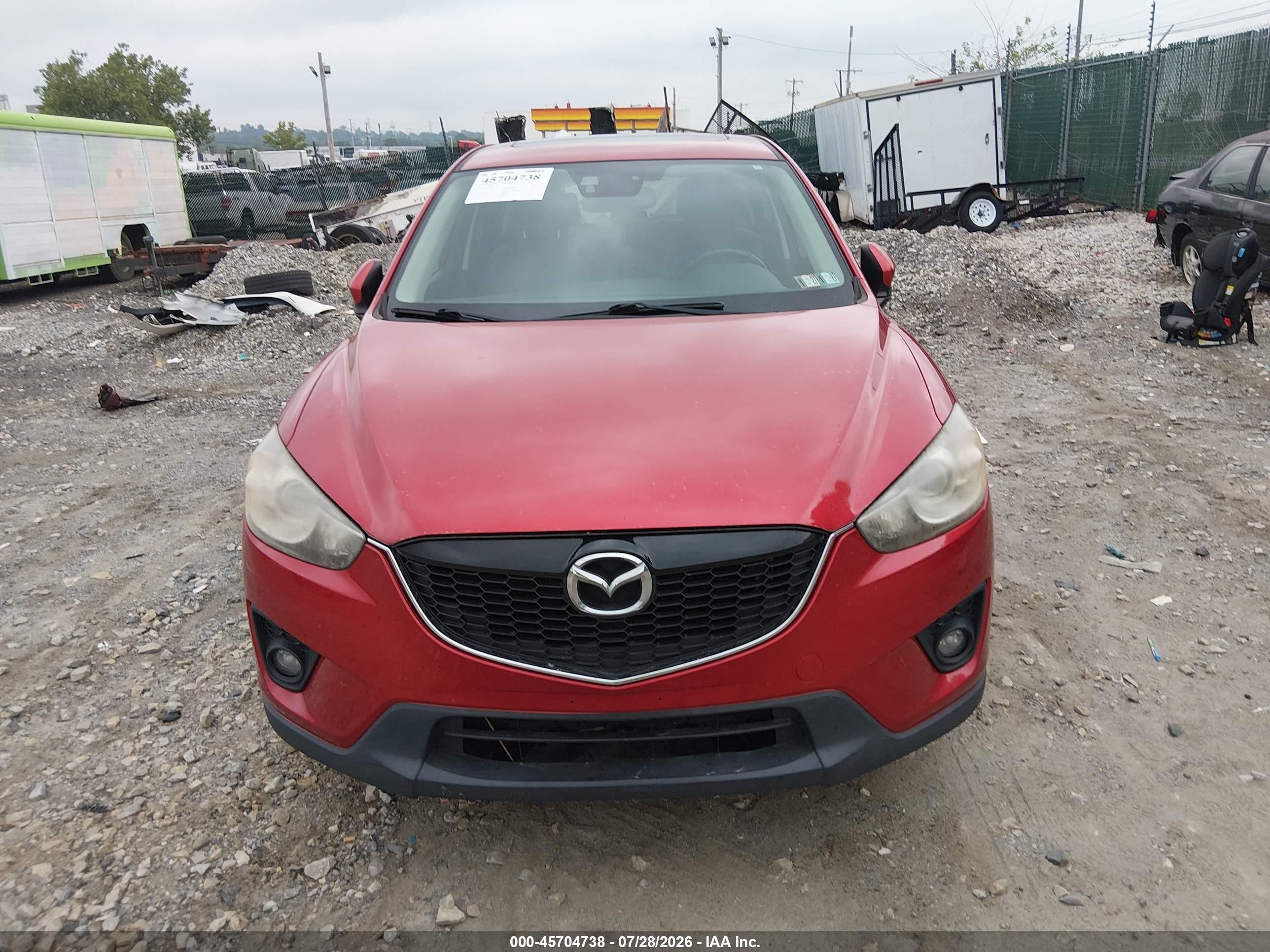 2015 Mazda Cx-5 Grand Touring Red vin: JM3KE4DY0F0459269