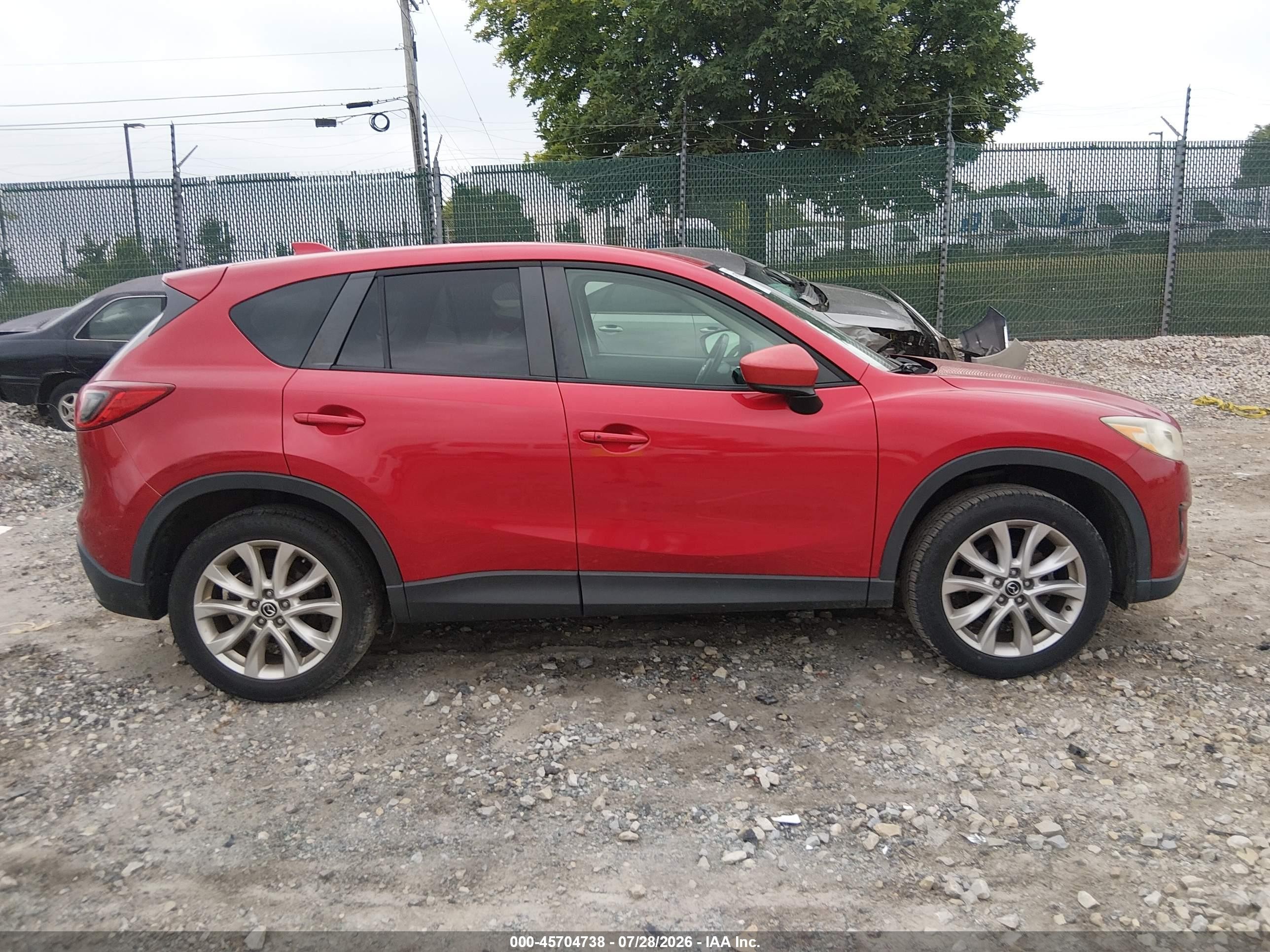 2015 Mazda Cx-5 Grand Touring Red vin: JM3KE4DY0F0459269