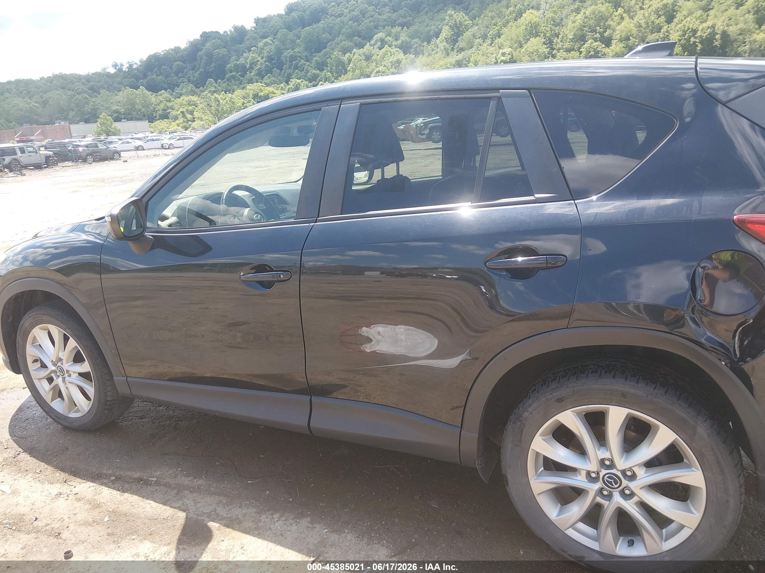 2015 Mazda Cx-5 Grand Touring Black vin: JM3KE4DY0F0482518