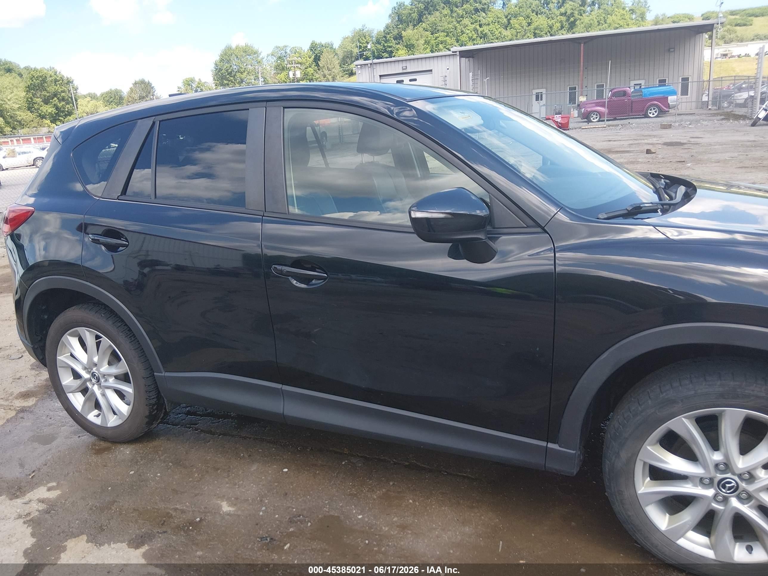 2015 Mazda Cx-5 Grand Touring Black vin: JM3KE4DY0F0482518