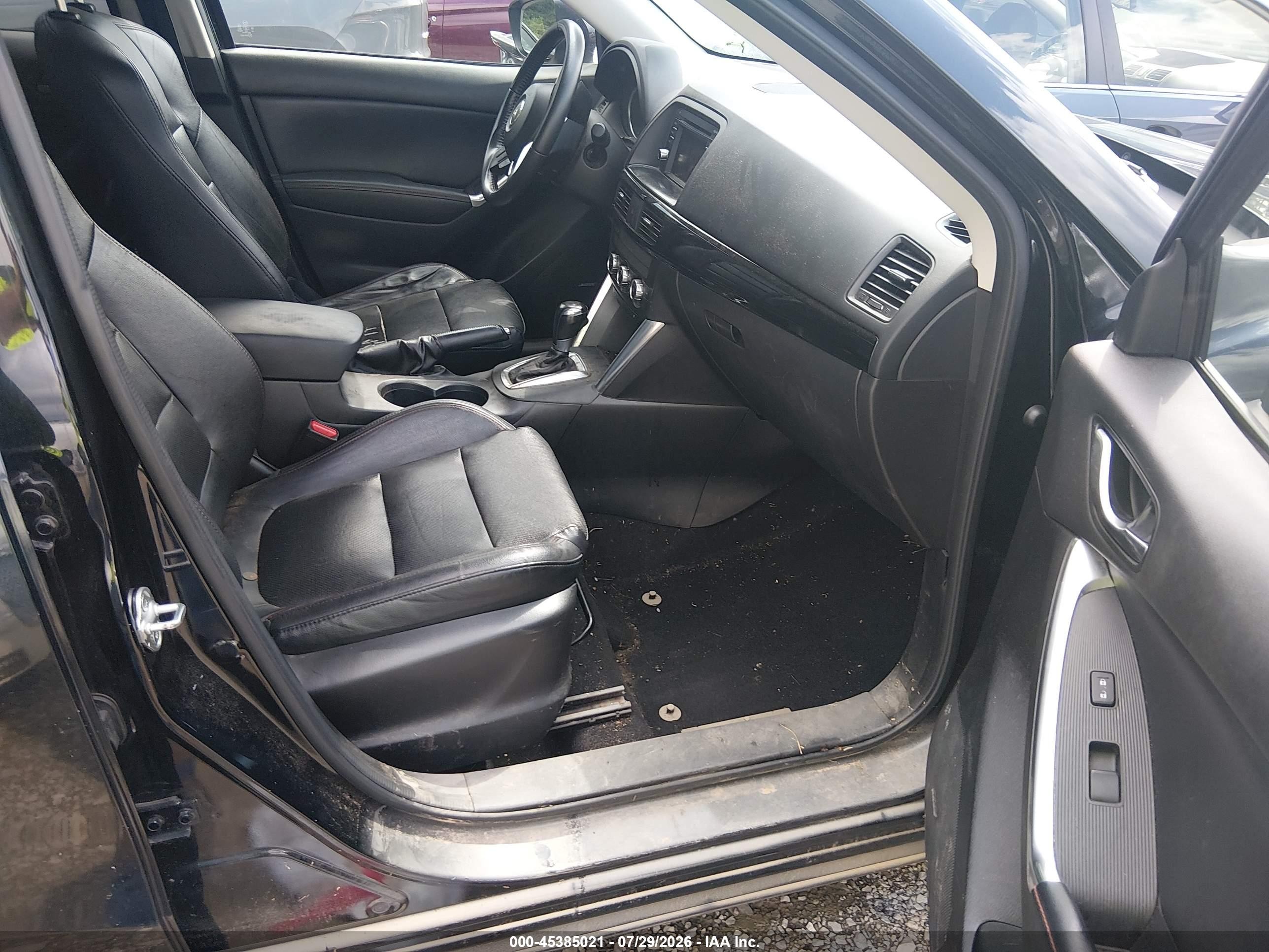 2015 Mazda Cx-5 Grand Touring Black vin: JM3KE4DY0F0482518