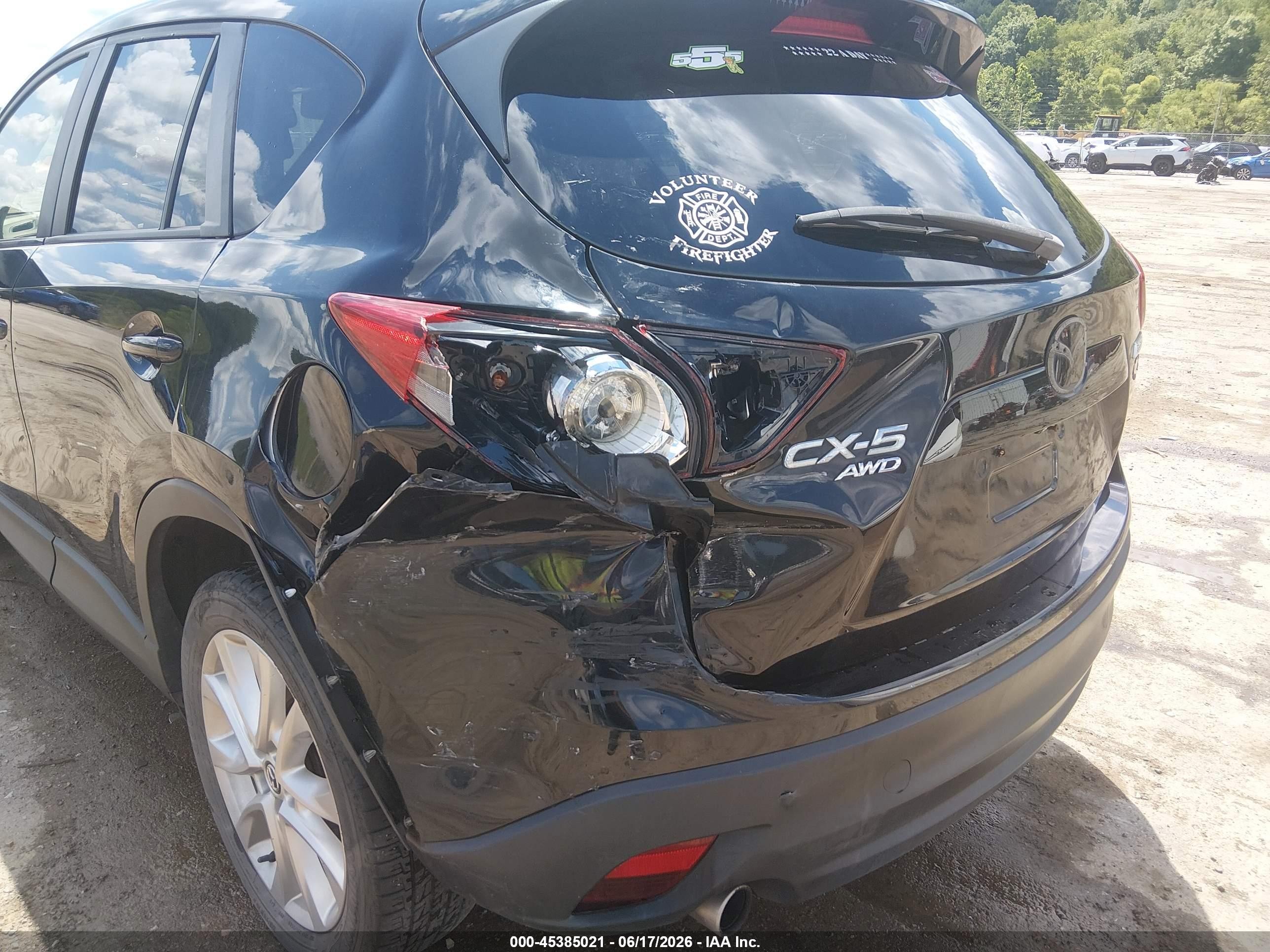 2015 Mazda Cx-5 Grand Touring Black vin: JM3KE4DY0F0482518