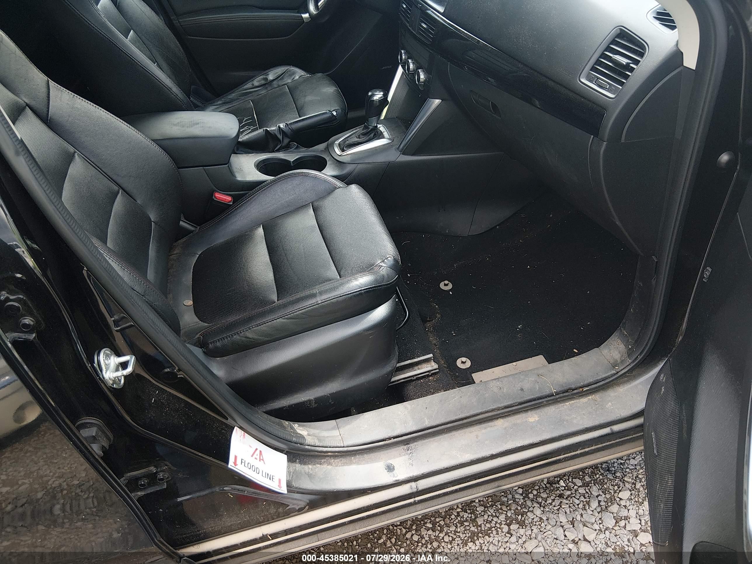 2015 Mazda Cx-5 Grand Touring Black vin: JM3KE4DY0F0482518