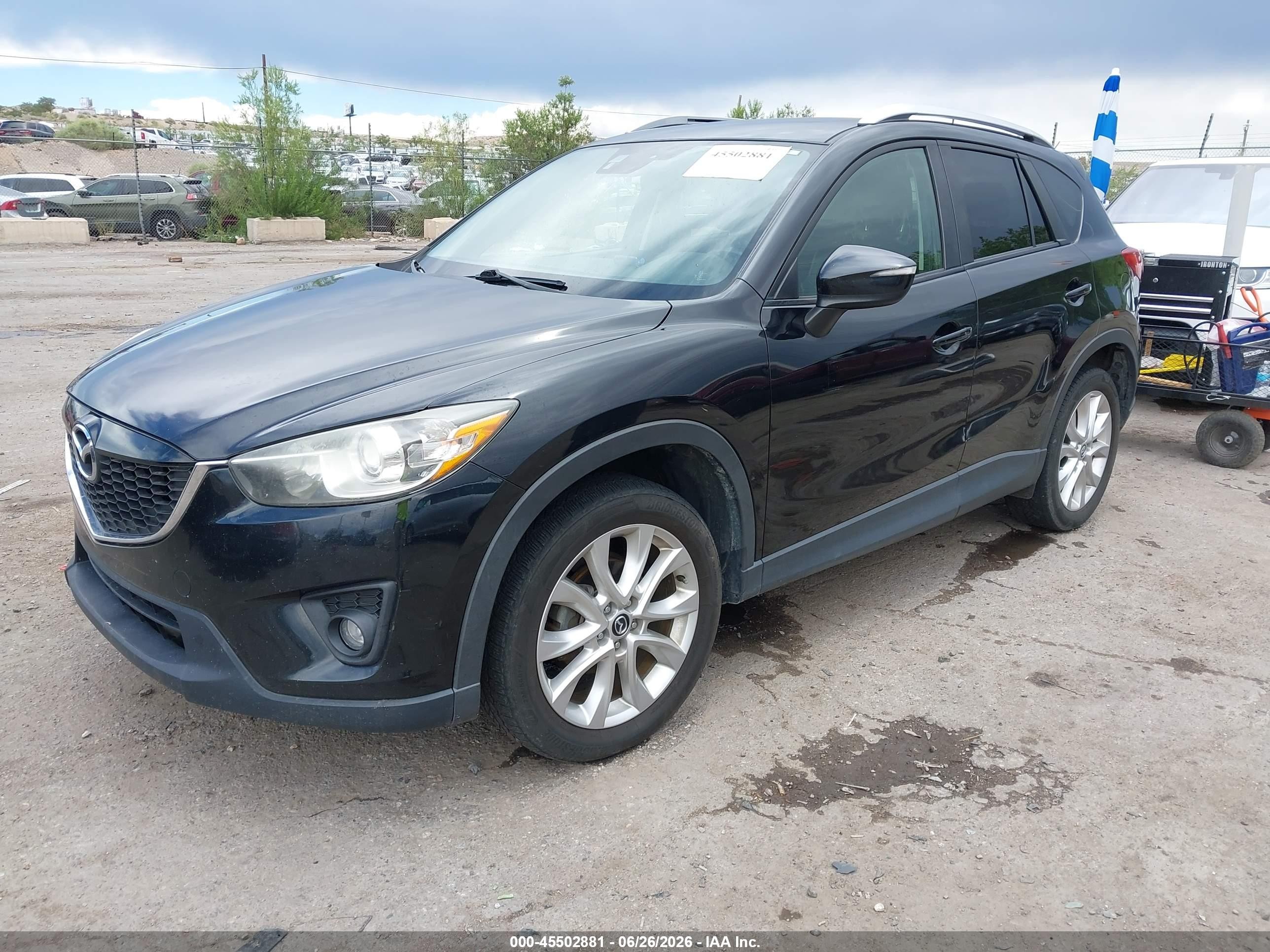 2015 Mazda Cx-5 Grand Touring Black vin: JM3KE4DY0F0542295