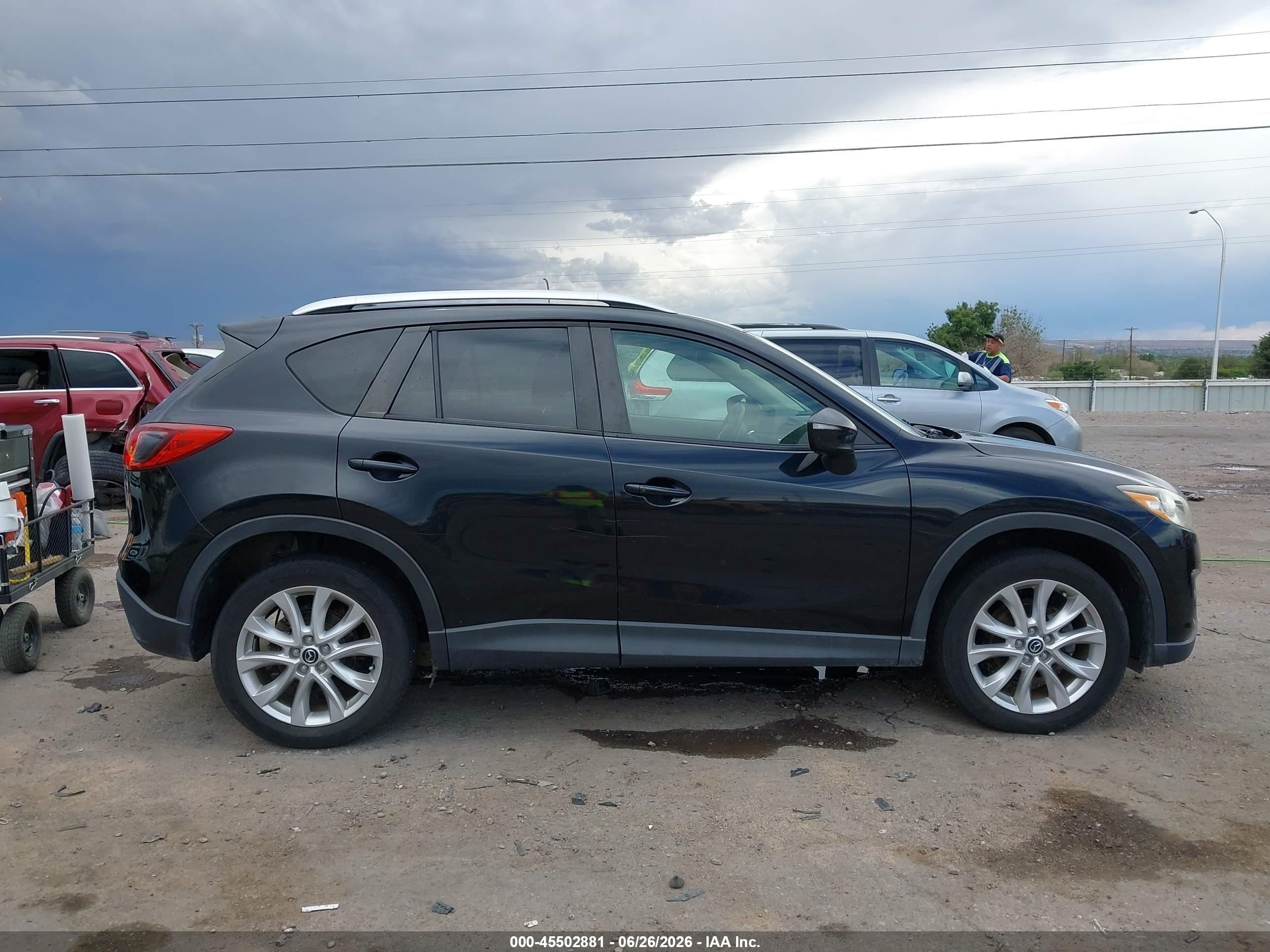 2015 Mazda Cx-5 Grand Touring Black vin: JM3KE4DY0F0542295