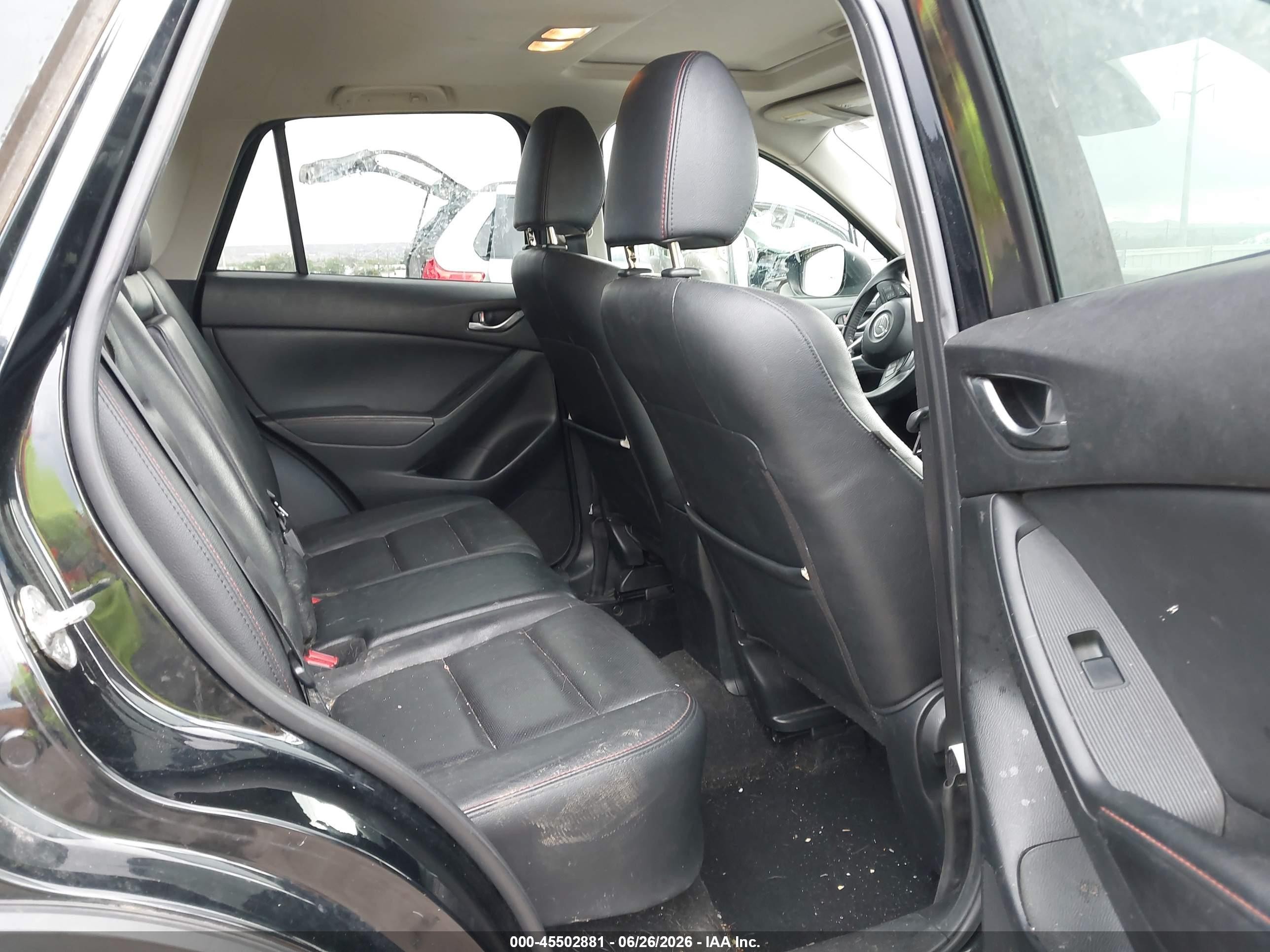 2015 Mazda Cx-5 Grand Touring Black vin: JM3KE4DY0F0542295