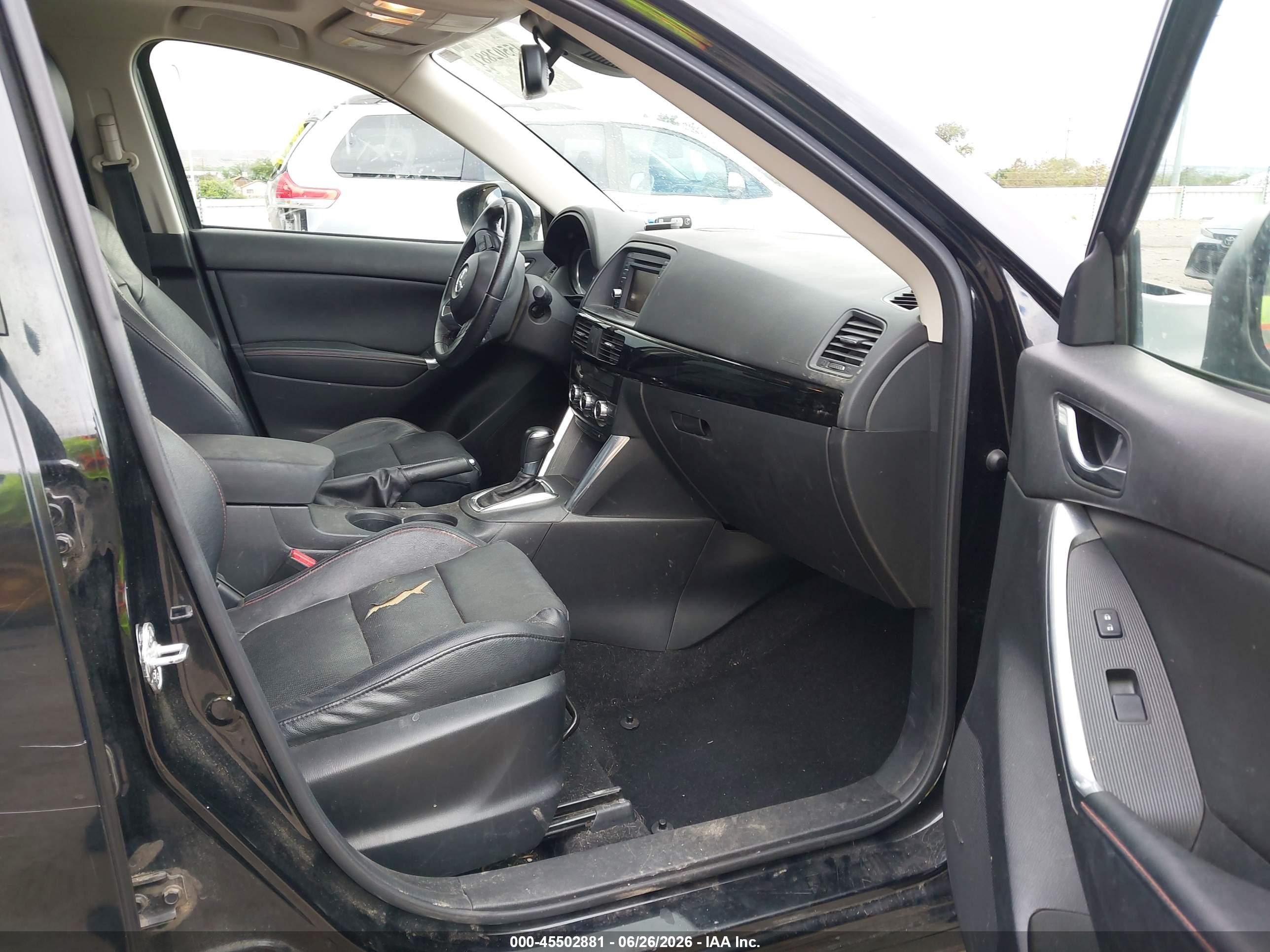 2015 Mazda Cx-5 Grand Touring Black vin: JM3KE4DY0F0542295