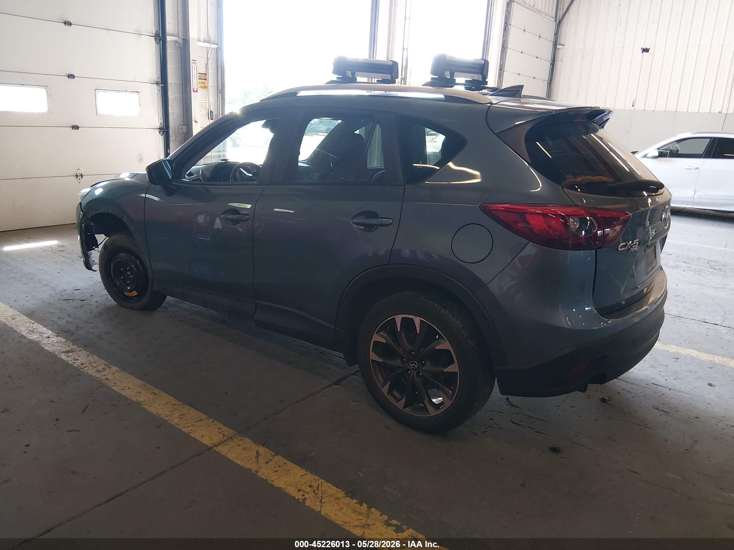 2016 Mazda Cx-5 Grand Touring Dark Blue vin: JM3KE4DY0G0782755
