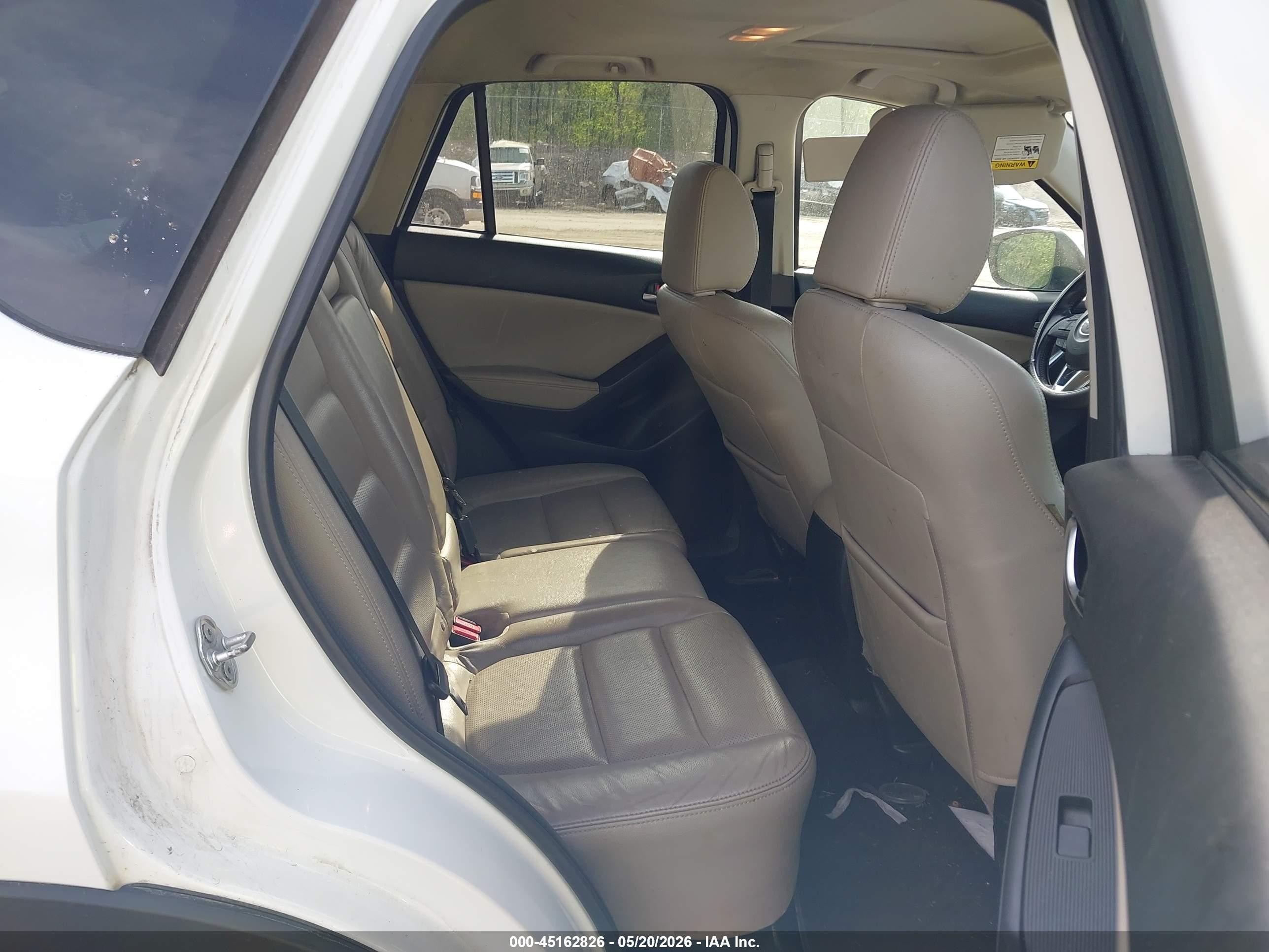 2014 Mazda Cx-5 Grand Touring White vin: JM3KE4DY1E0321058