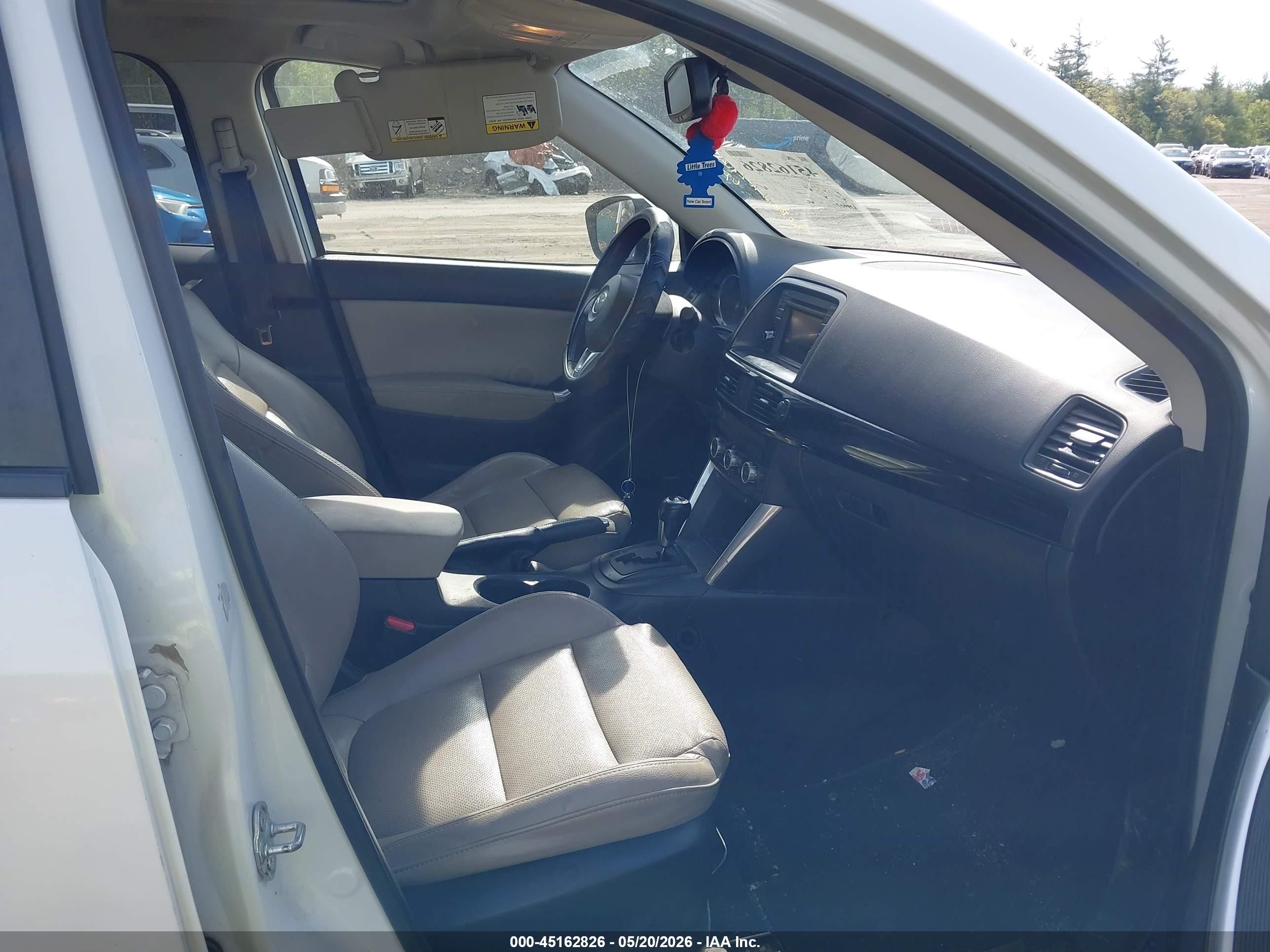 2014 Mazda Cx-5 Grand Touring White vin: JM3KE4DY1E0321058