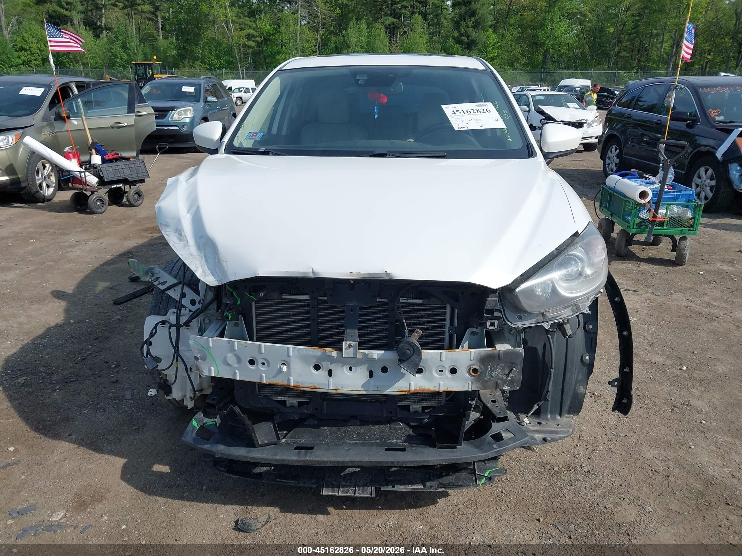 2014 Mazda Cx-5 Grand Touring White vin: JM3KE4DY1E0321058
