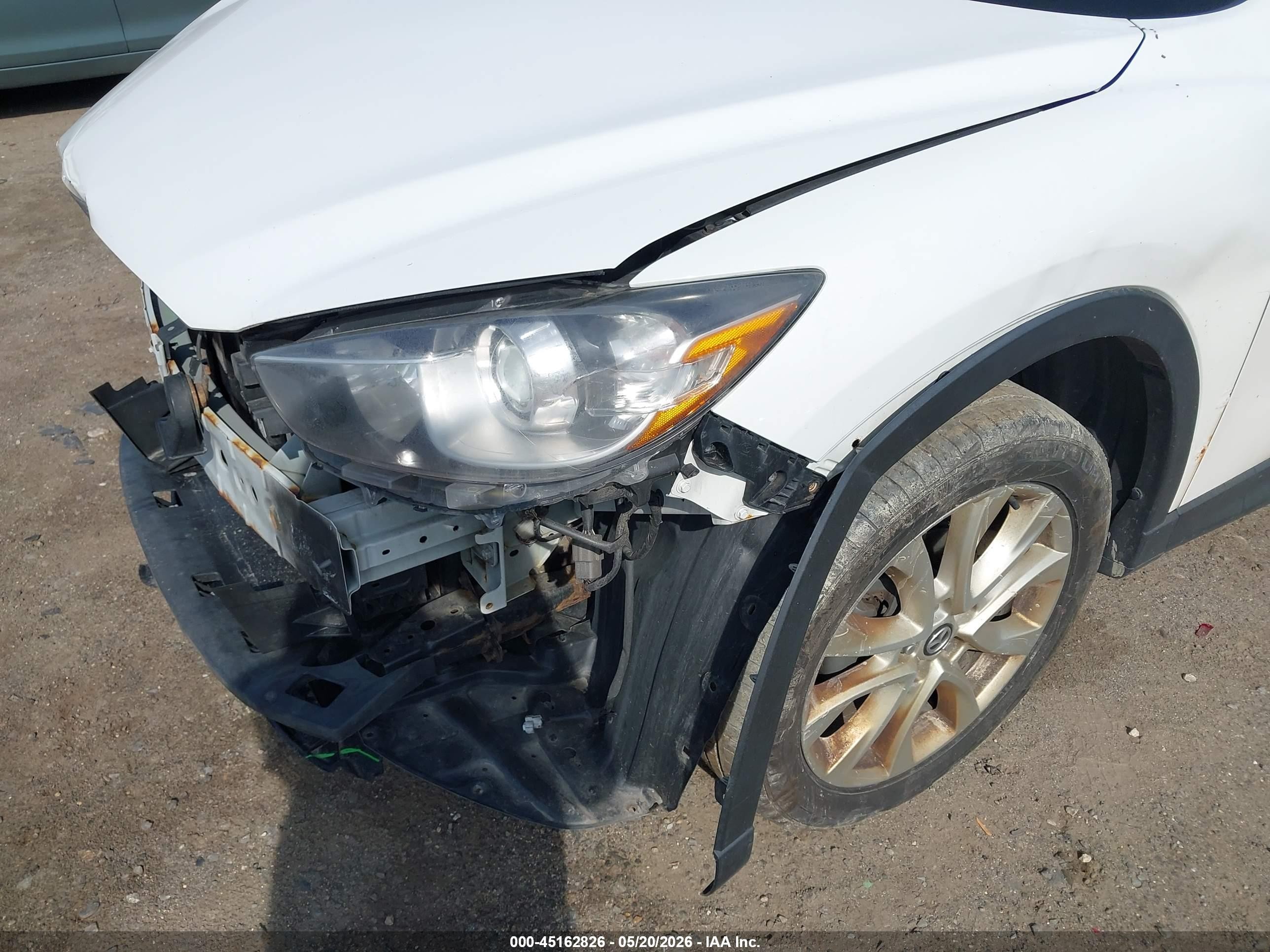 2014 Mazda Cx-5 Grand Touring White vin: JM3KE4DY1E0321058