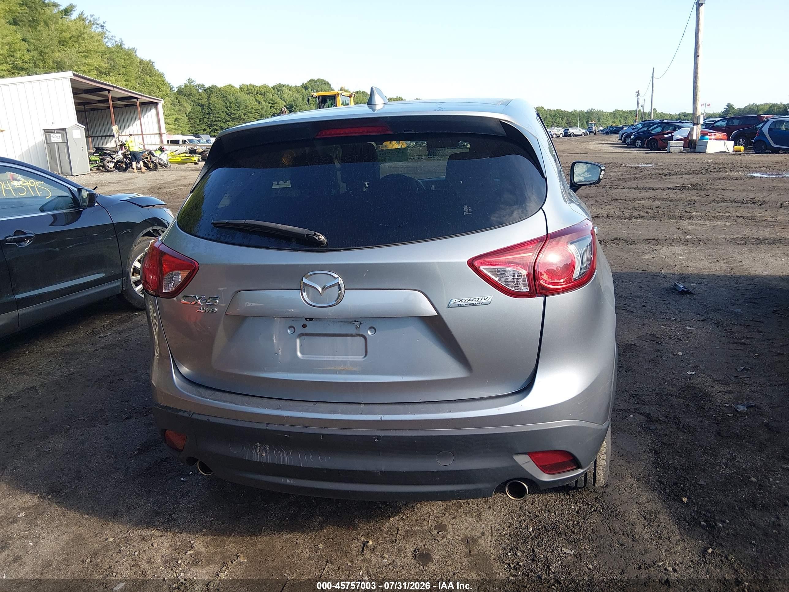 2014 Mazda Cx-5 Grand Touring Silver vin: JM3KE4DY1E0345408