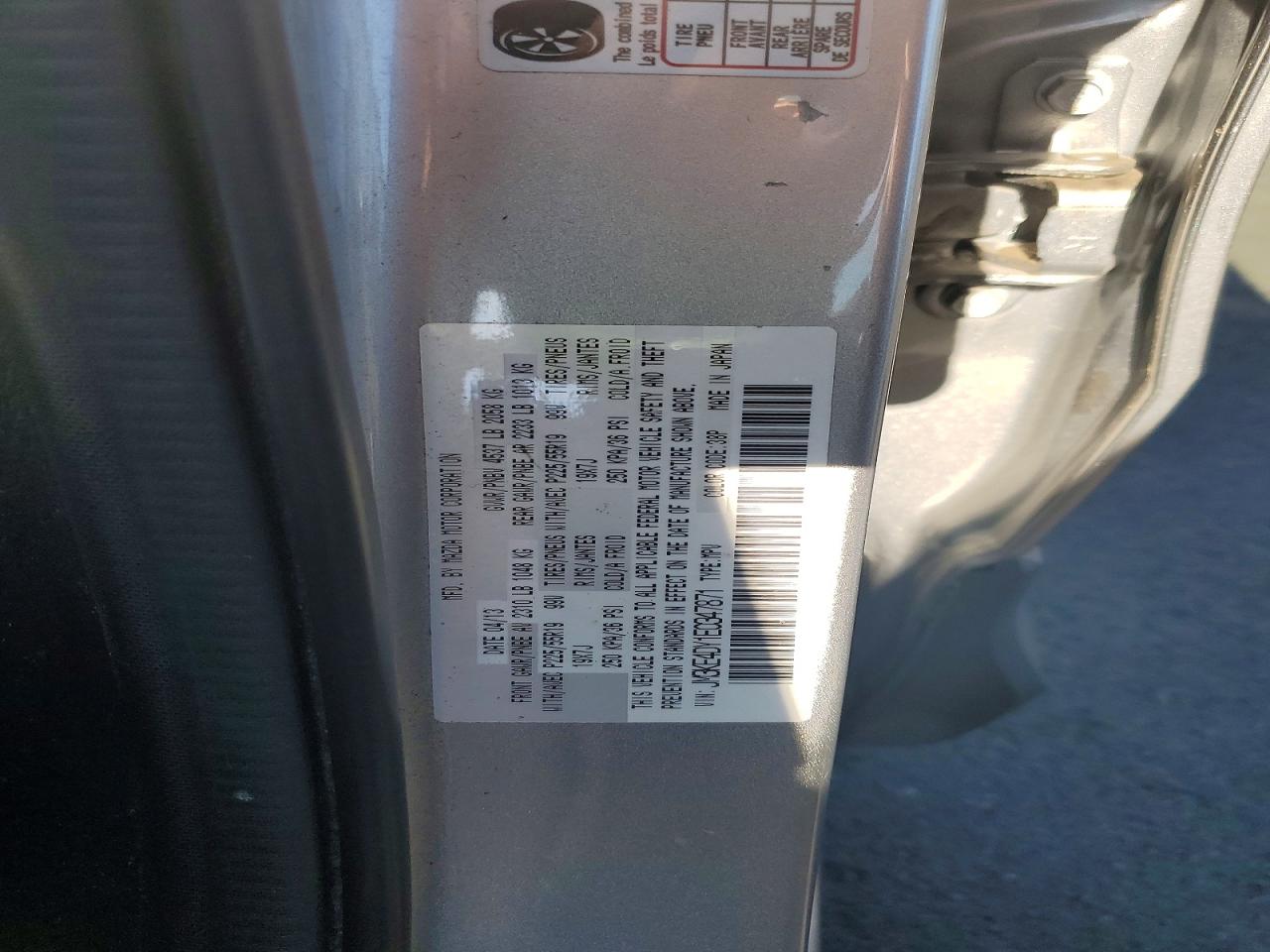2014 Mazda Cx-5 Gt Gray vin: JM3KE4DY1E0347871