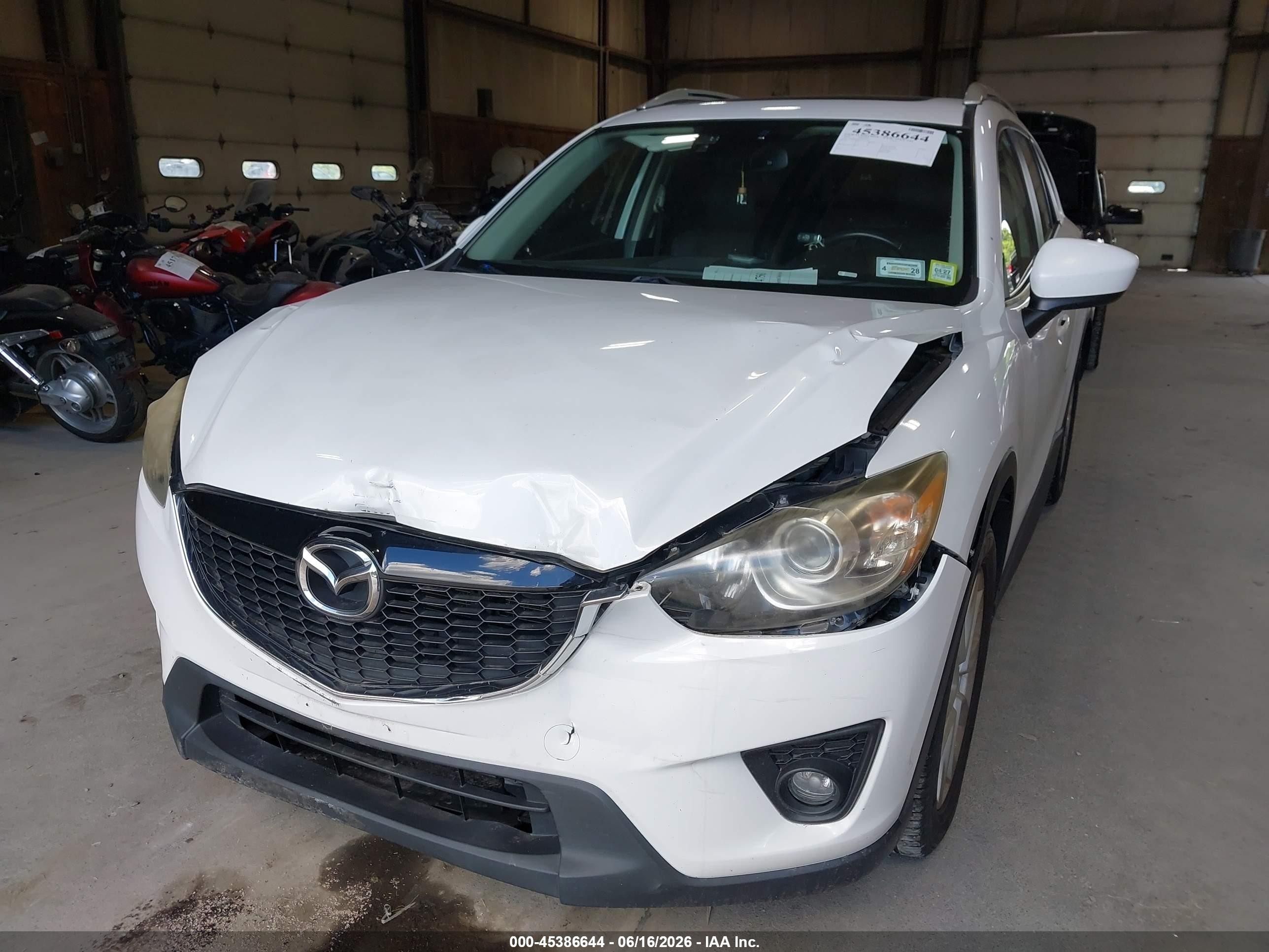 2014 Mazda Cx-5 Grand Touring White vin: JM3KE4DY1E0351032
