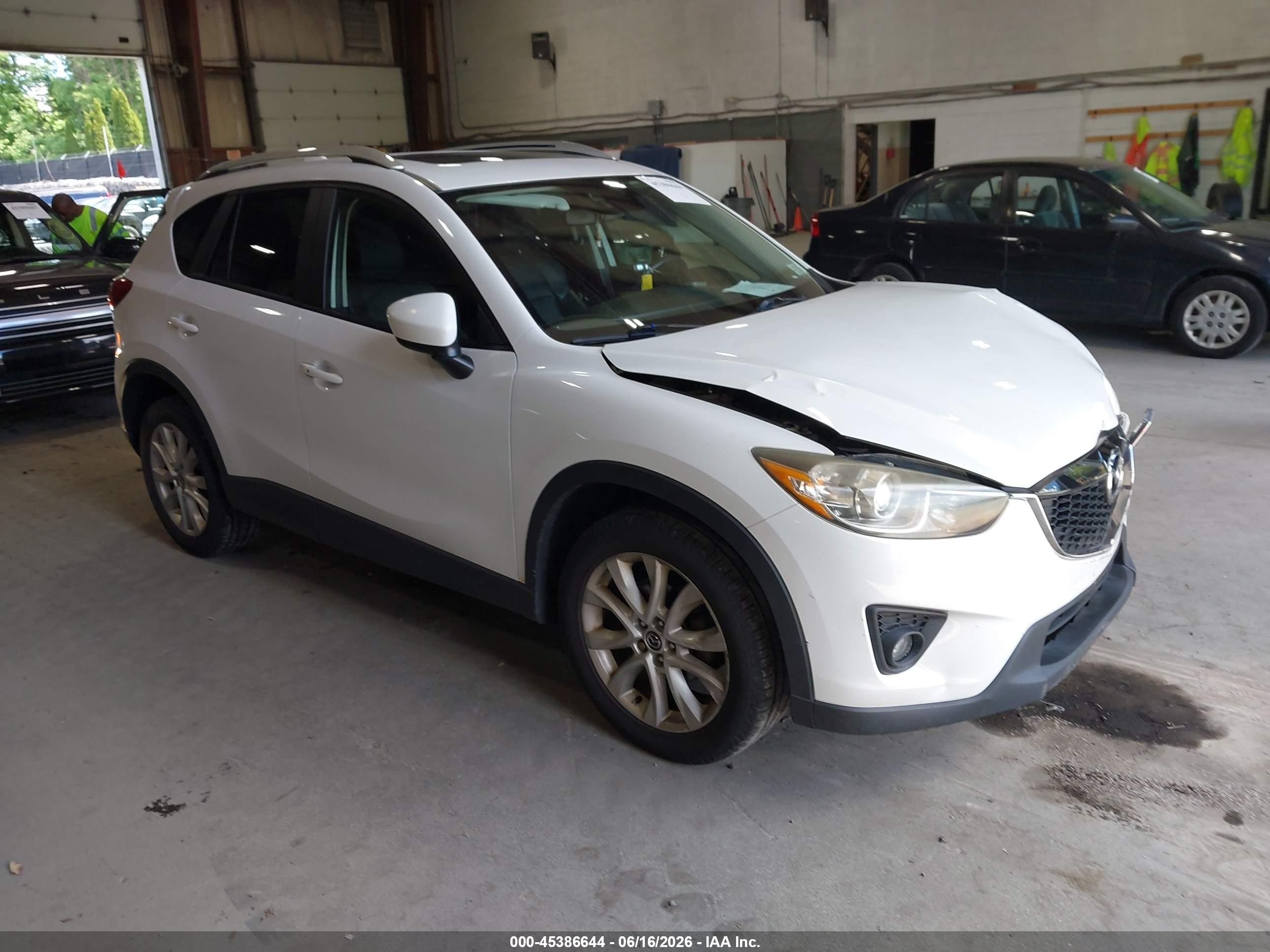 2014 Mazda Cx-5 Grand Touring White vin: JM3KE4DY1E0351032