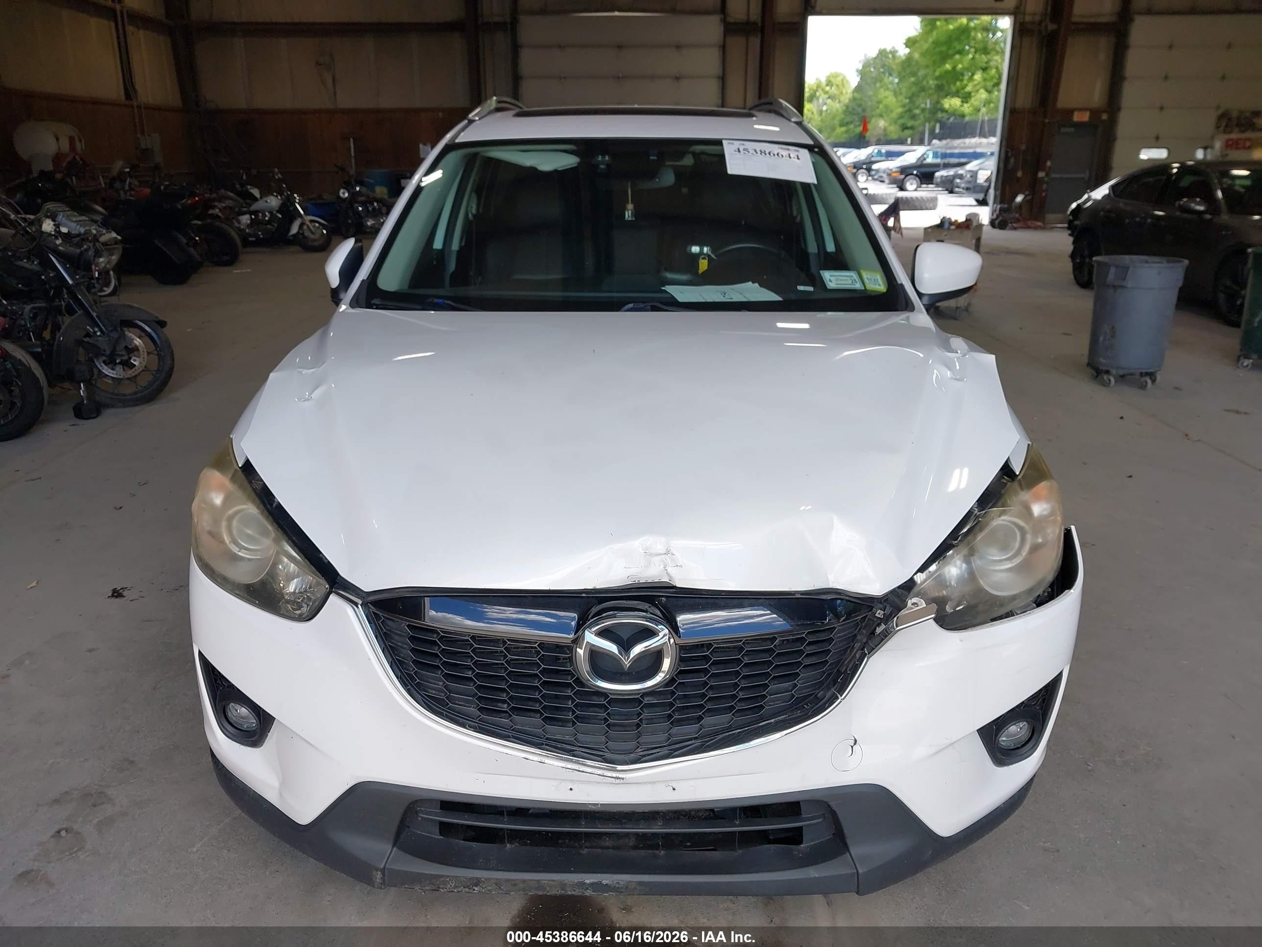 2014 Mazda Cx-5 Grand Touring White vin: JM3KE4DY1E0351032