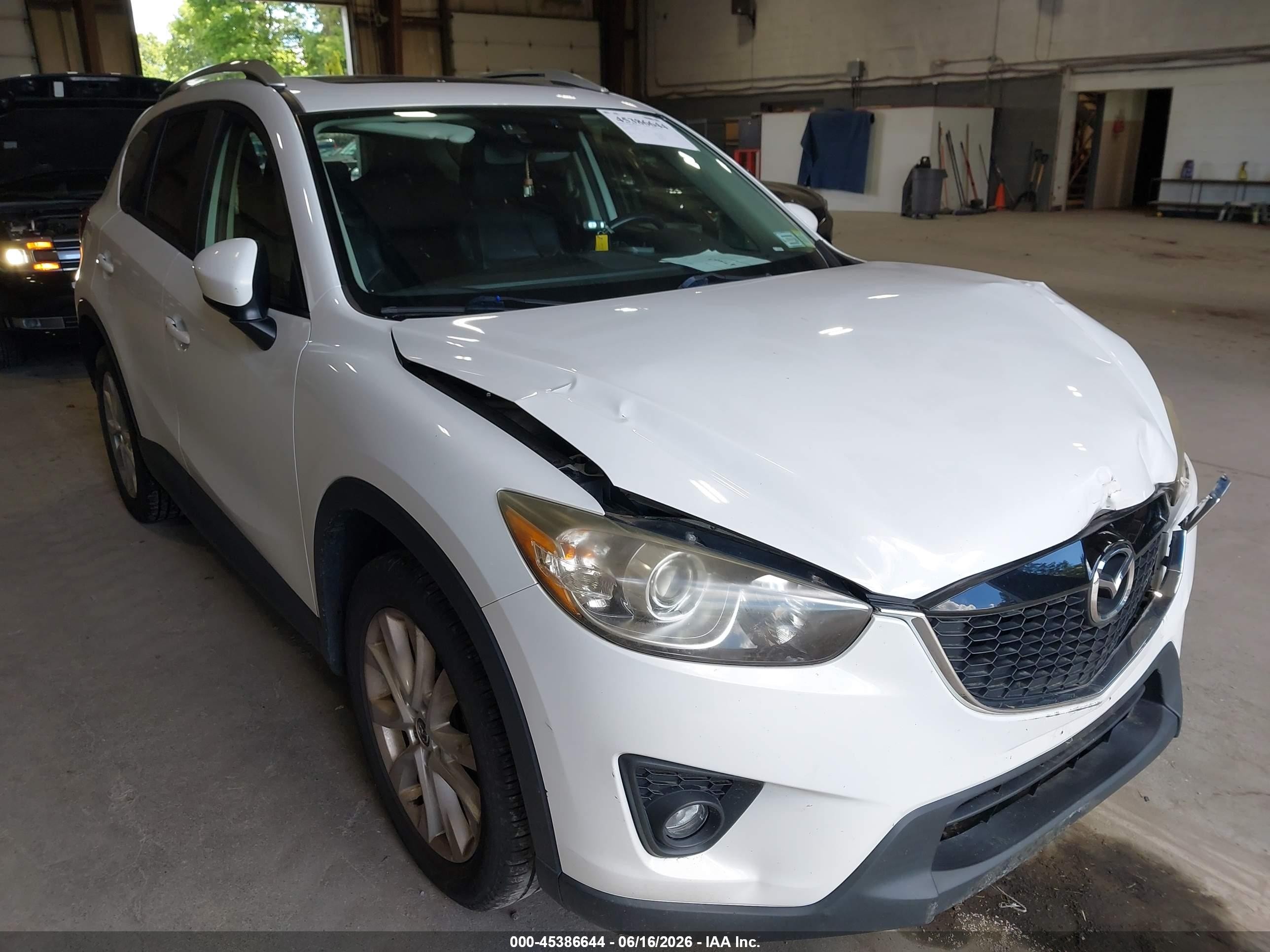 2014 Mazda Cx-5 Grand Touring White vin: JM3KE4DY1E0351032