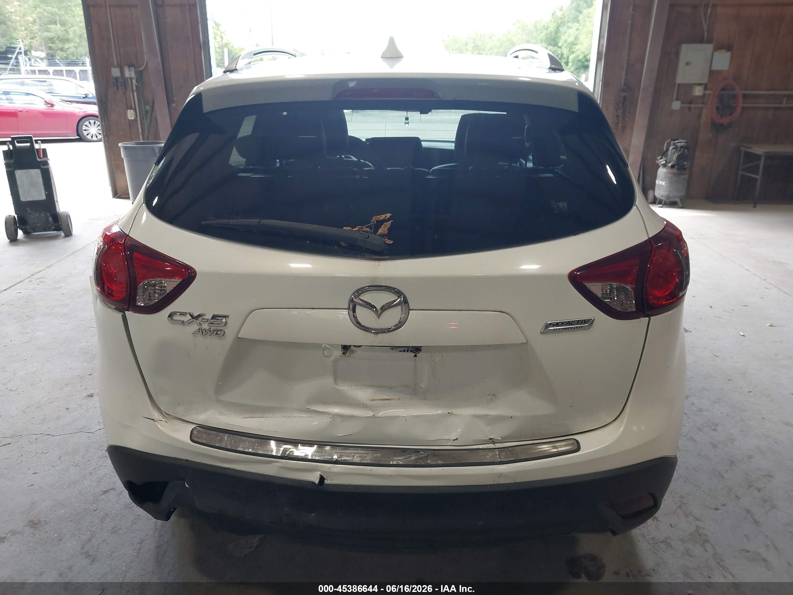 2014 Mazda Cx-5 Grand Touring White vin: JM3KE4DY1E0351032
