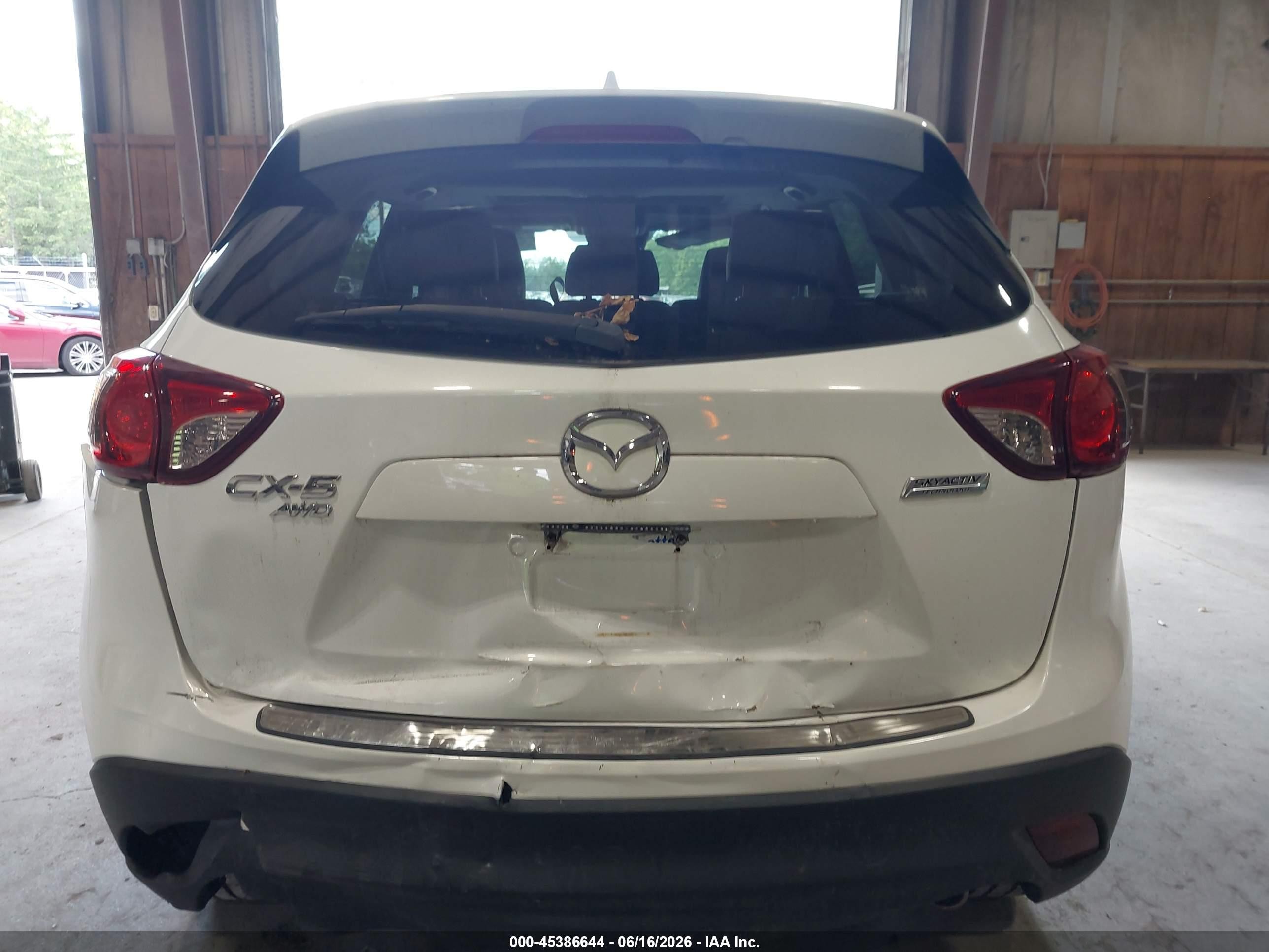 2014 Mazda Cx-5 Grand Touring White vin: JM3KE4DY1E0351032