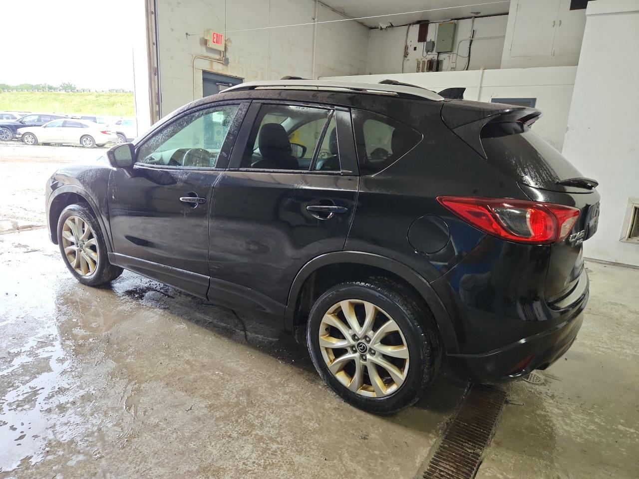 2015 Mazda Cx-5 Gt Black vin: JM3KE4DY1F0456462 Damage: Left Rear Door, Heavy Scratch, 2 To 3 Inches