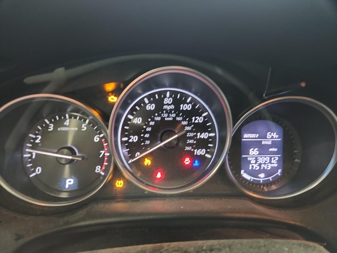 2015 Mazda Cx-5 Gt Black vin: JM3KE4DY1F0456462 Damage: Warning Light - Engine, On, Unacceptable