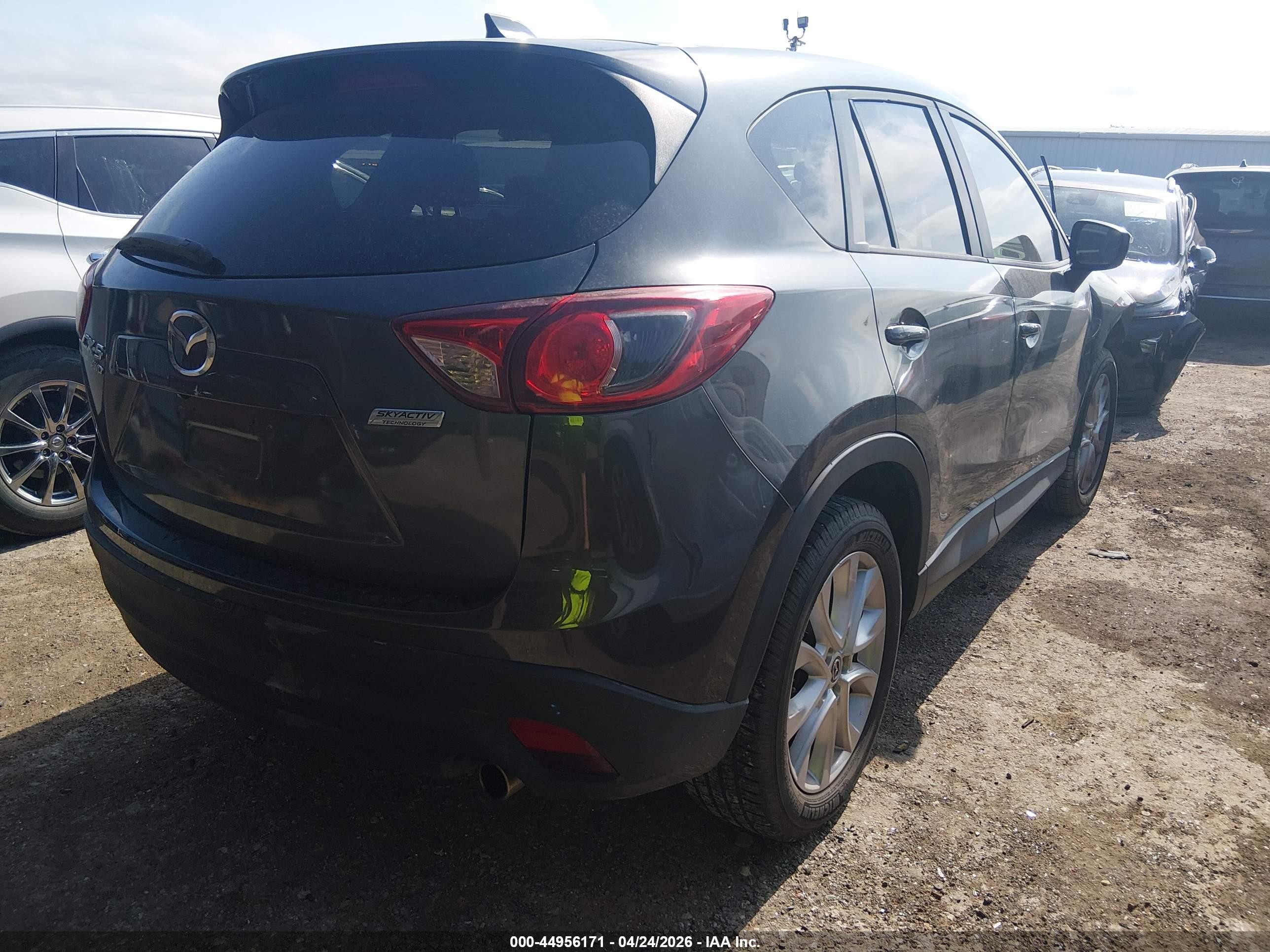 2015 Mazda Cx-5 Grand Touring Black vin: JM3KE4DY1F0483046
