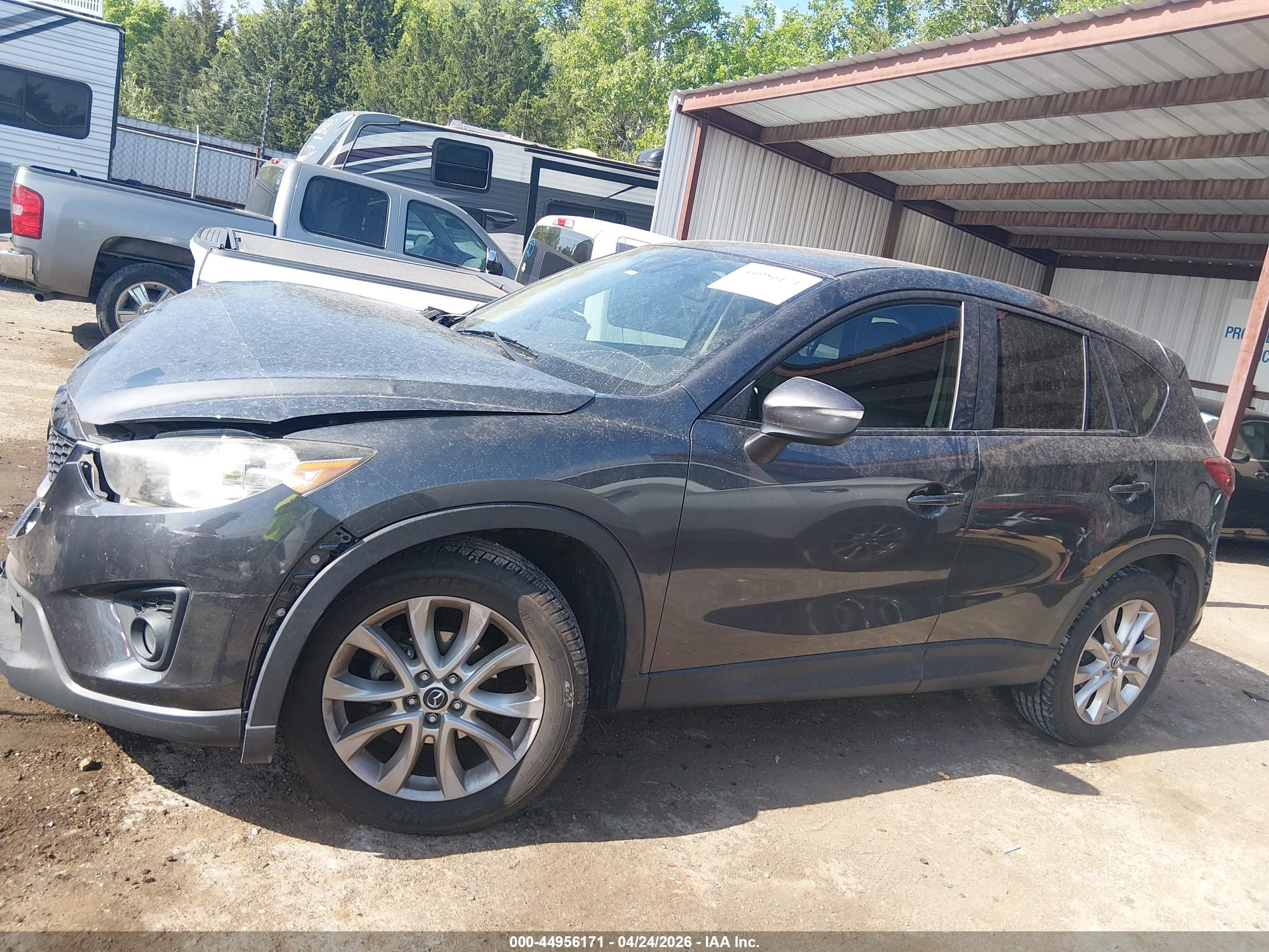 2015 Mazda Cx-5 Grand Touring Black vin: JM3KE4DY1F0483046